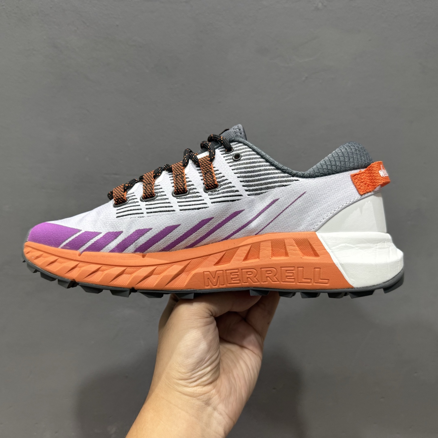 180 WILD THINGS × MERRELL迈乐 AGILITY PEAK 4 简约舒适蜂鸟户外 织物防滑耐磨透气 低帮 越野跑步鞋 ML135107 6201