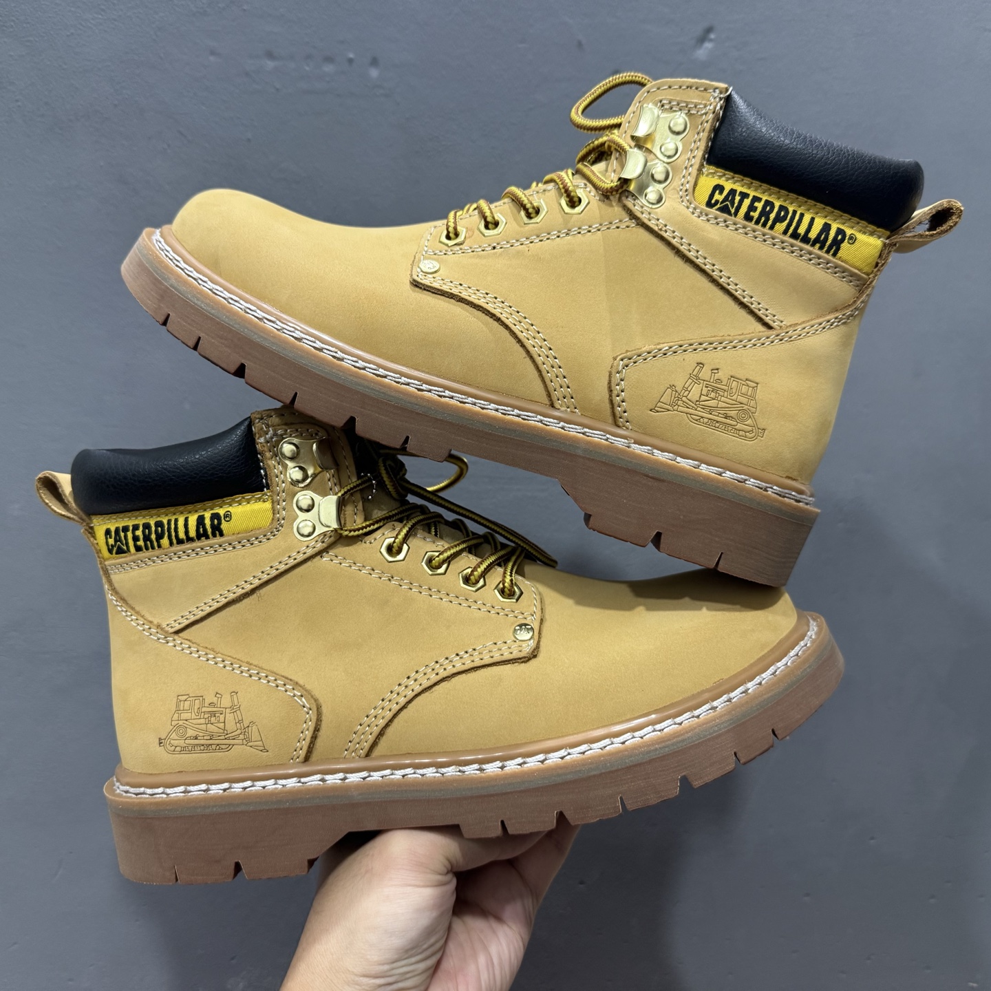 280 新货CAT 卡特经典百搭户外休闲工装靴水晶底系列