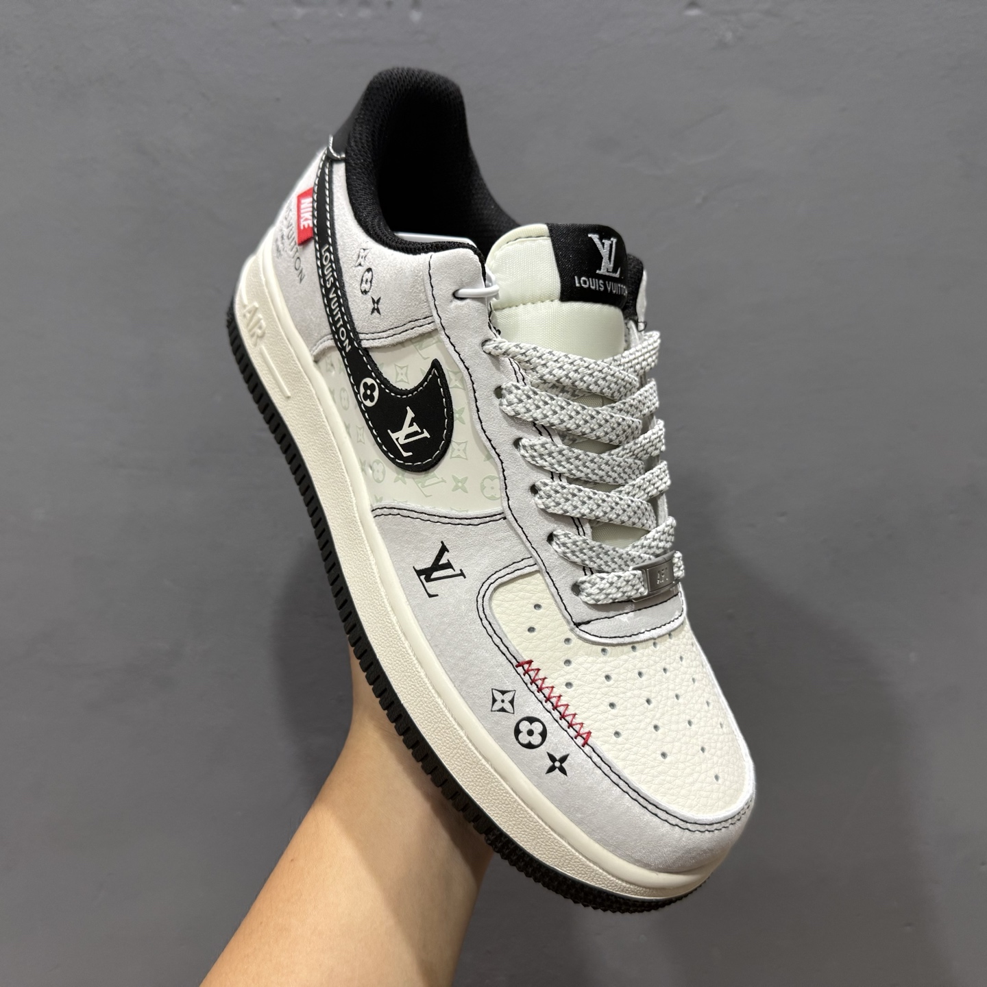 Nike Air Force 1'07 Low LV联名 黑勾织标 空军一号低帮休闲板鞋 CX5050-Y23