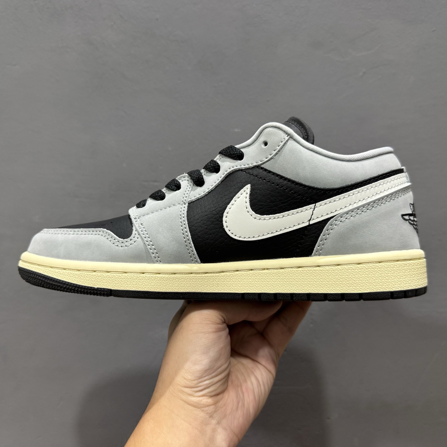 过验版本 Air Jordan 1 Low AJ1 乔1灰黑配色 低帮复古文化篮球鞋 HQ2010-012