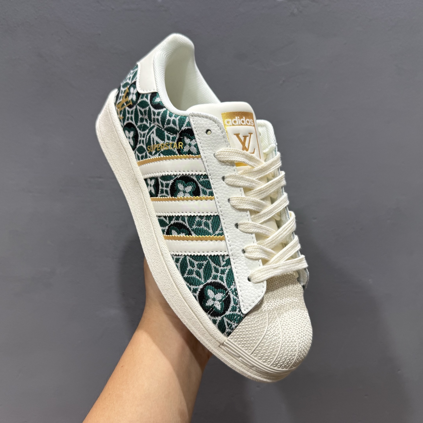 Adidas Originals Superstar 阿迪达斯 三叶草 贝壳头’DIY’系列低帮经典百搭休闲运动板鞋 BZ9866