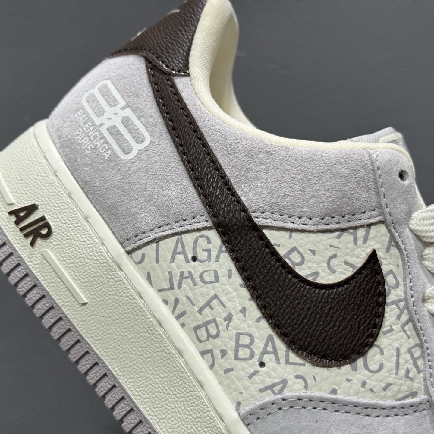 260 Balenciaga x NIke Air Force 1 白棕 YF9511-806