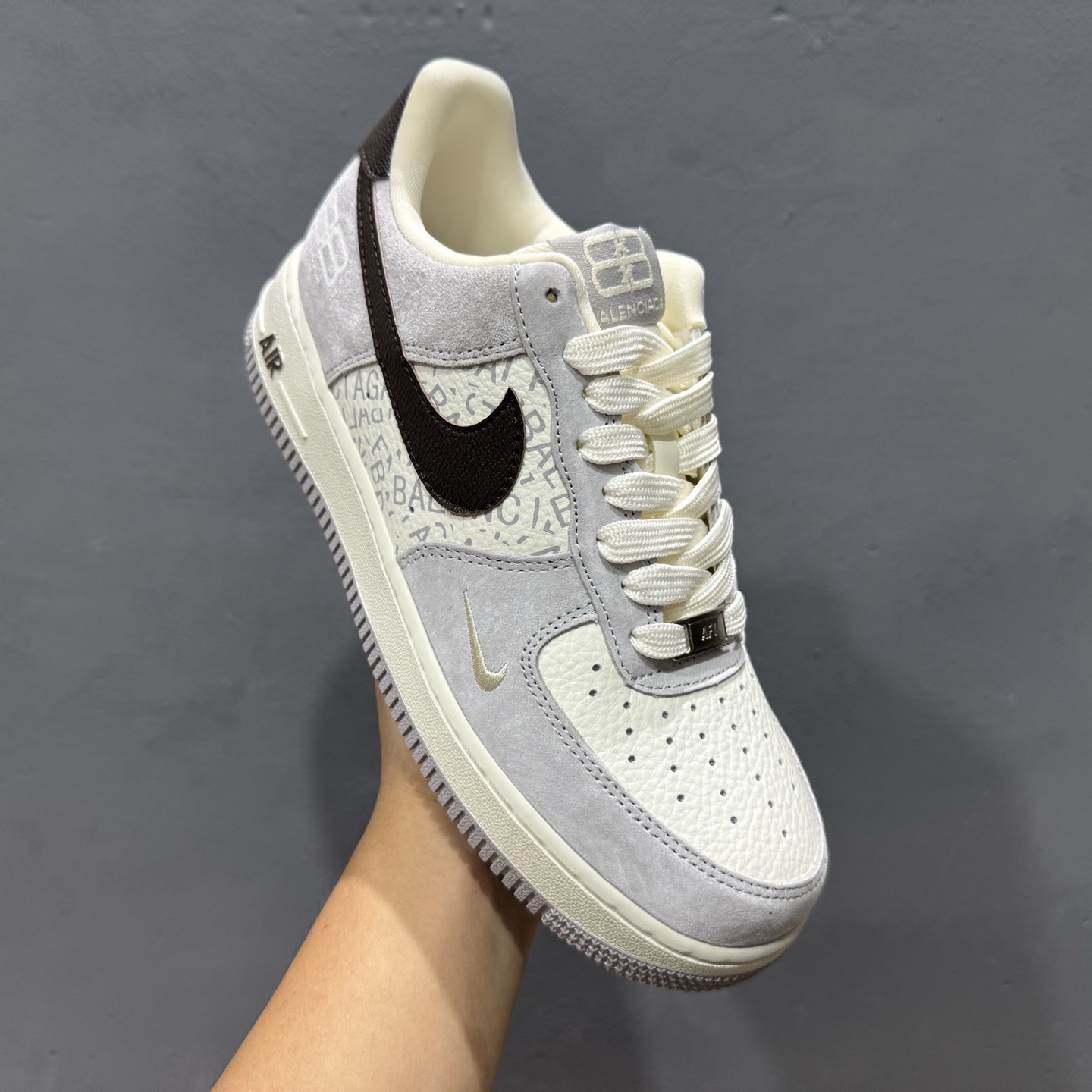 260 Balenciaga x NIke Air Force 1 白棕 YF9511-806