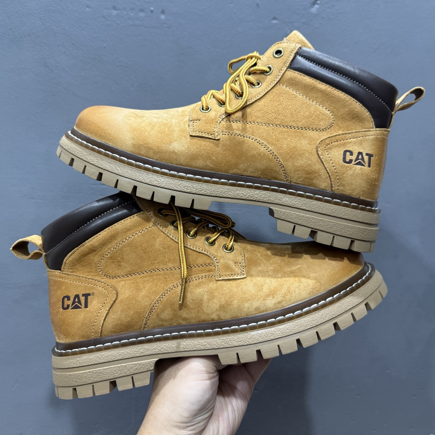 Cat 卡特 P721915 客制款 低帮工装鞋