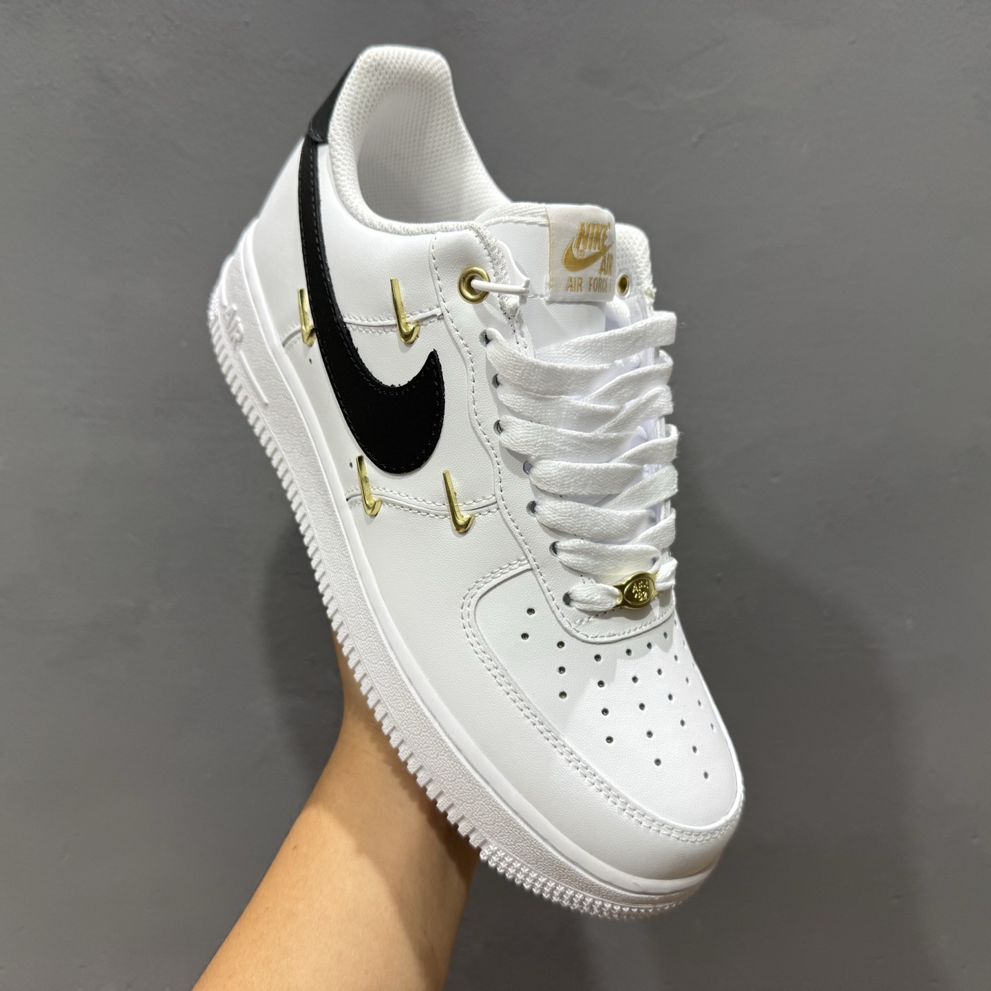 Nike Air Force 1 Low 白黑迷你勾 ZH0316-113