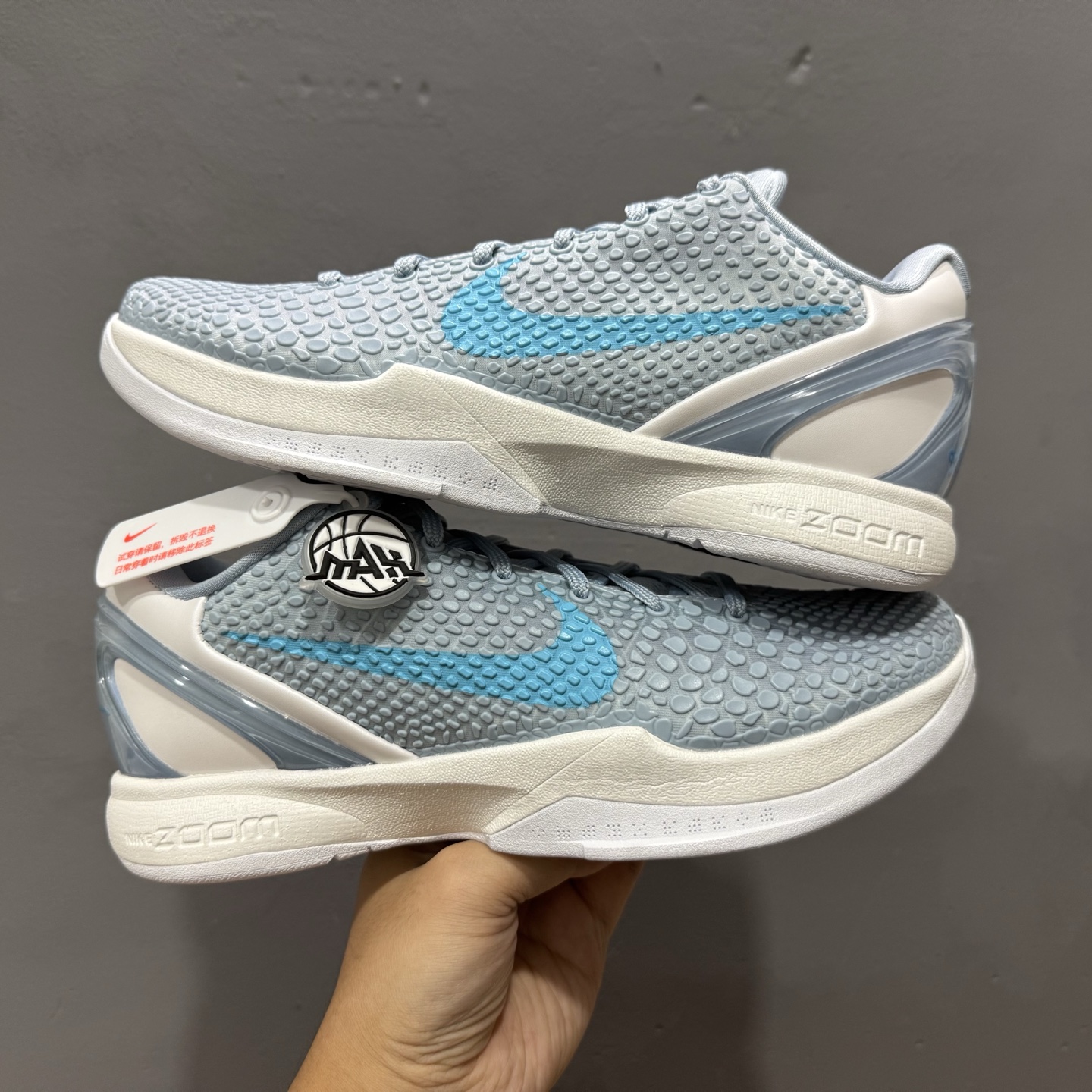 新版出货 NK NK Zoom Kobe 6 Protro 科比六代 克拉克北卡蓝 IO3672-400