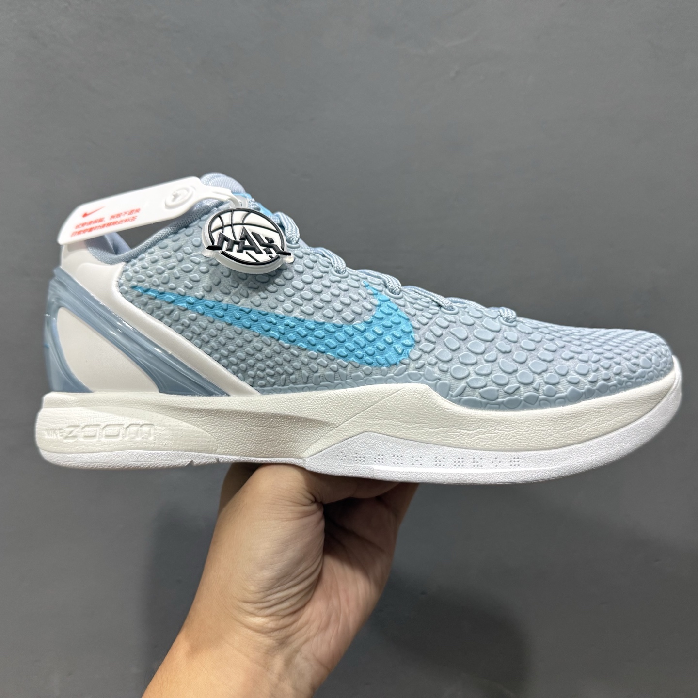 新版出货 NK NK Zoom Kobe 6 Protro 科比六代 克拉克北卡蓝 IO3672-400
