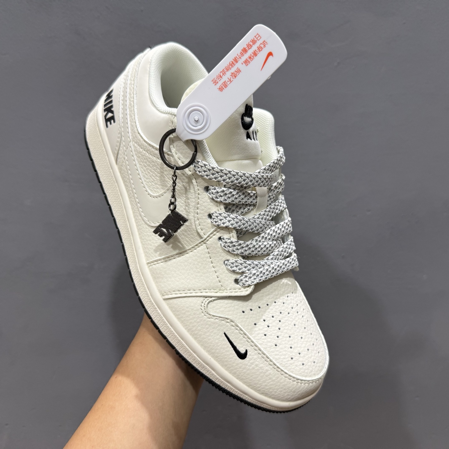 Air Jordan 1 Low AJ1 乔1 经典黑 高端定制 低帮复古篮球鞋 XX3168-219
