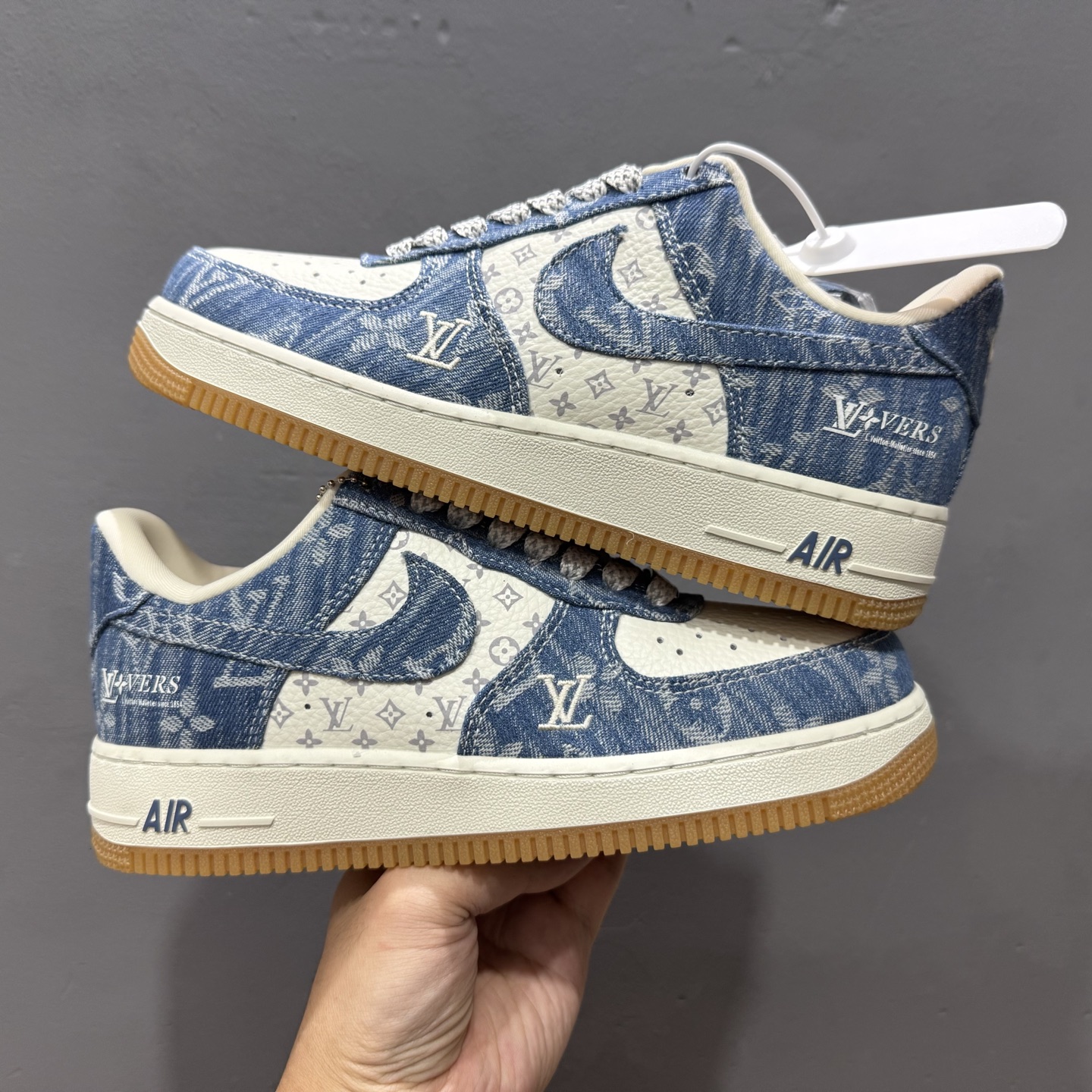 Nike Air Force 1'07 Low LV联名 白牛仔蓝 空军一号低帮休闲板鞋 YF9511-815