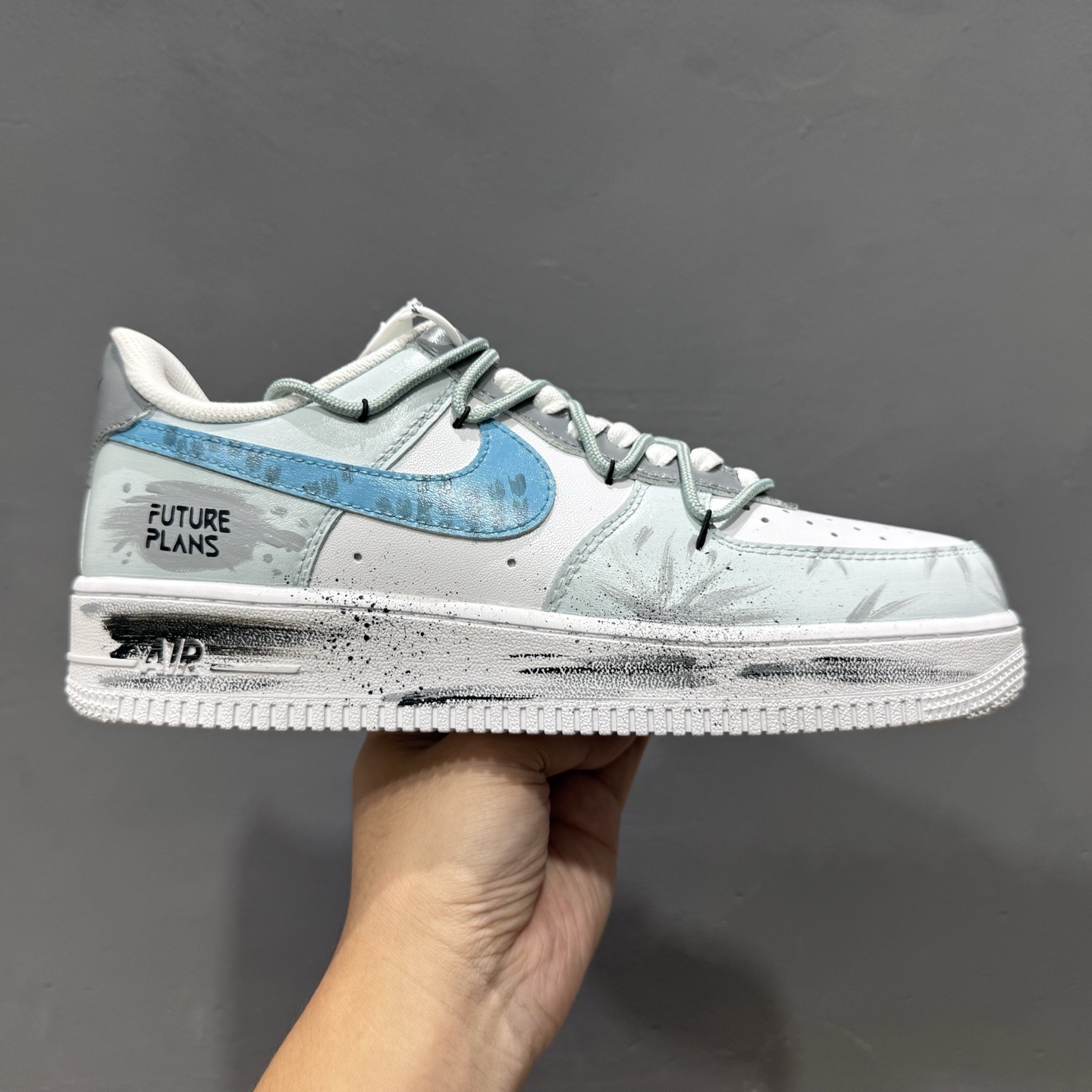 Nike Air Force 1 Low 手绘涂鸦 灰调纪元 LJ8822-202