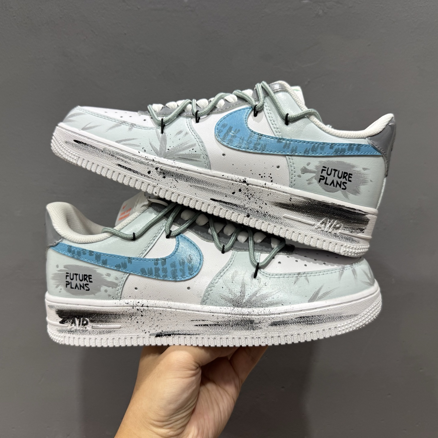 Nike Air Force 1 Low 手绘涂鸦 灰调纪元 LJ8822-202