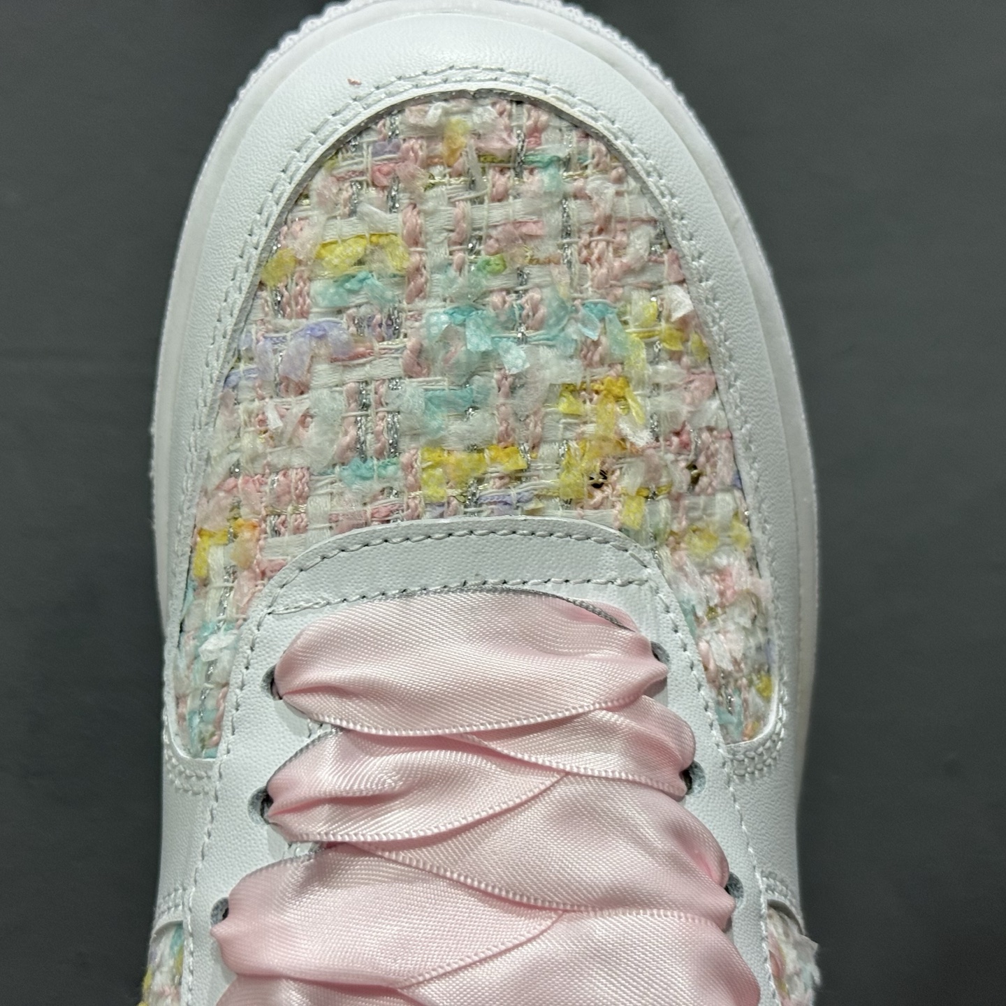 定制球鞋 Air Force 1 Low 樱花奶霜 粉白小香风 经典休闲运动板鞋 ZH0316-095