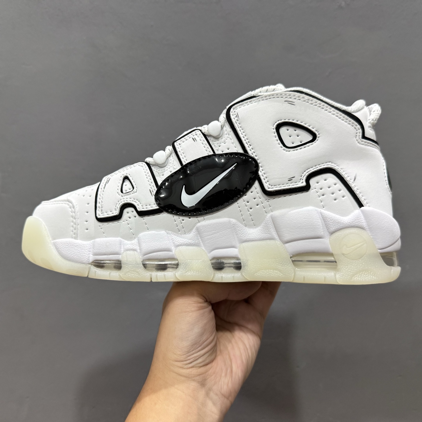 Air More Uptempo 白黑涂鸦 DQ5014-100