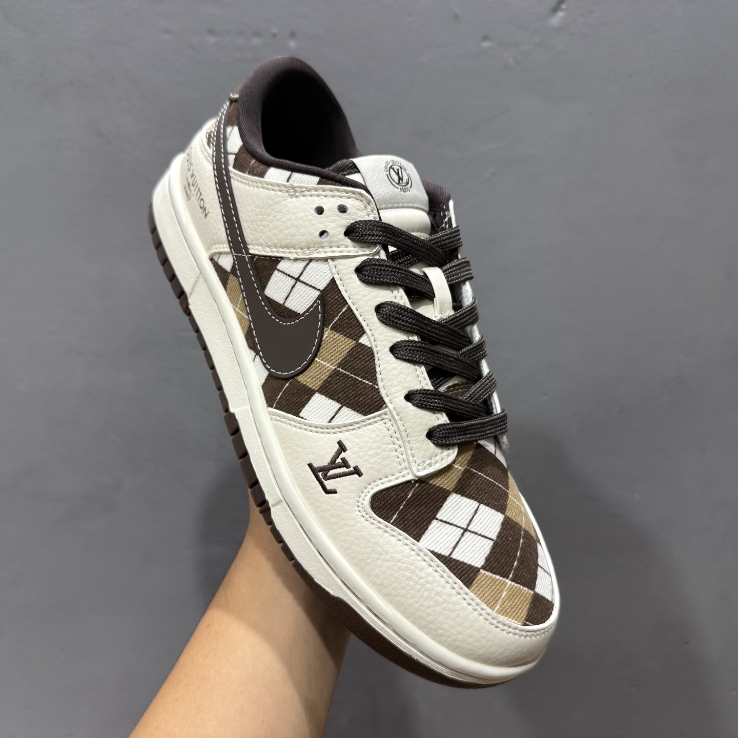 280 Louis Vuitton x Nike Dunk Low 白棕网格 SC0601-461