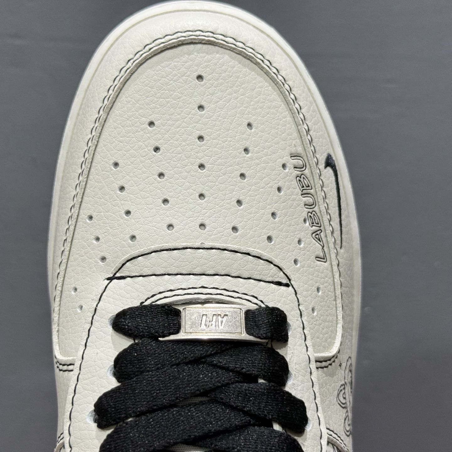 260 独家实拍Nike Air Force 1‘07 Low 米蓝绿拼接 空军一号低帮休闲板鞋 HQ1688-001