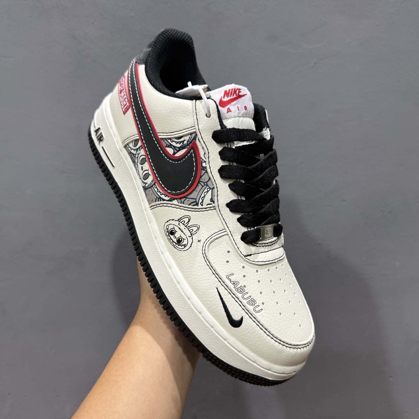 260 独家实拍Nike Air Force 1‘07 Low 米蓝绿拼接 空军一号低帮休闲板鞋 HQ1688-001