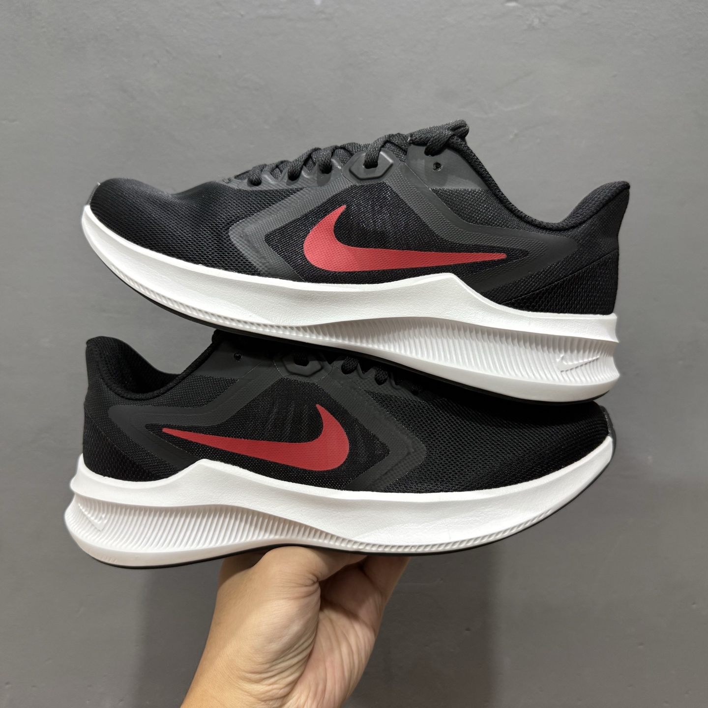 170 NK Downshifter 10系列 黑绿 网面透气减震耐磨运动跑步鞋 CI9981-006