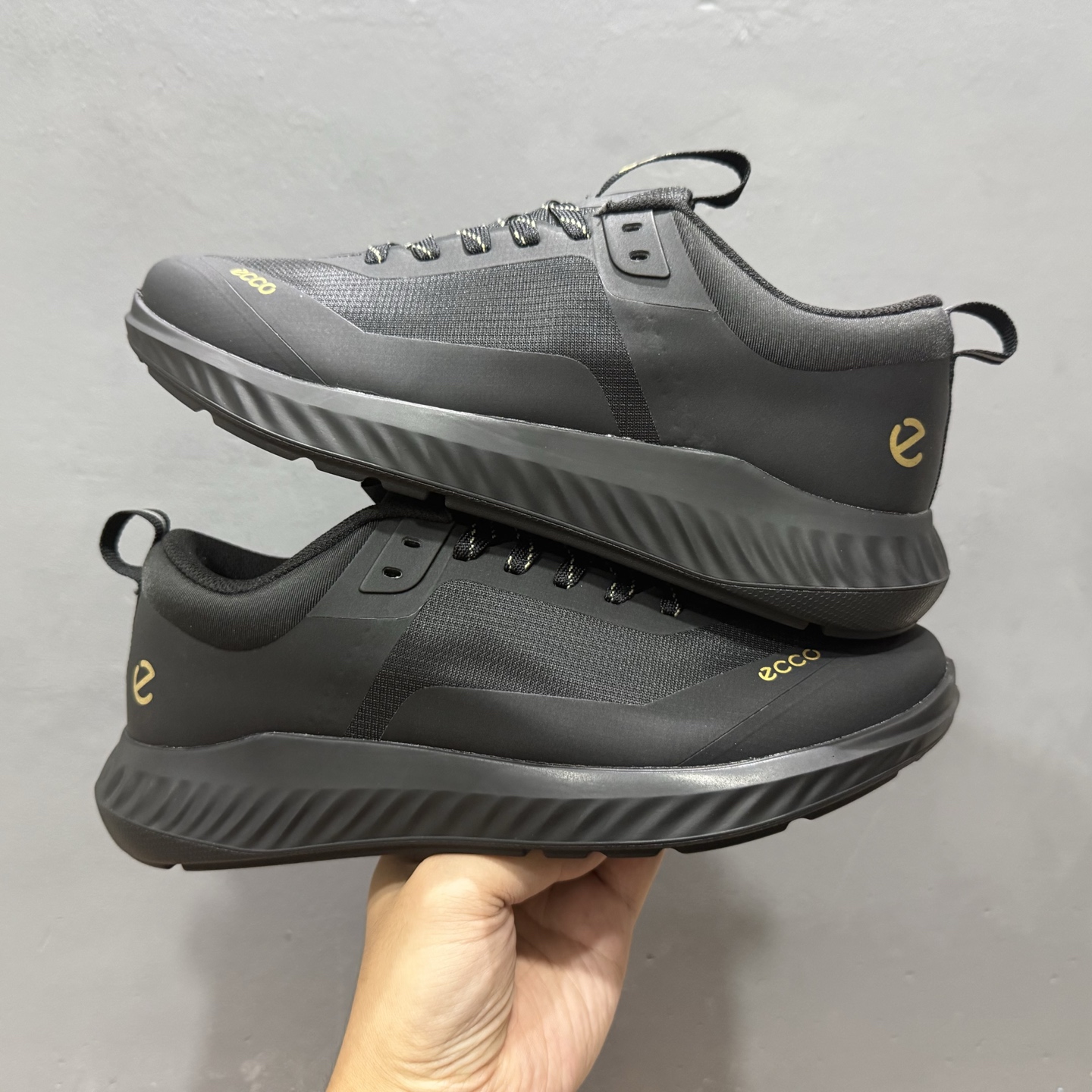 280 ECCO爱步老爹鞋男士夏季新款 全头层百搭潮流户外运动鞋