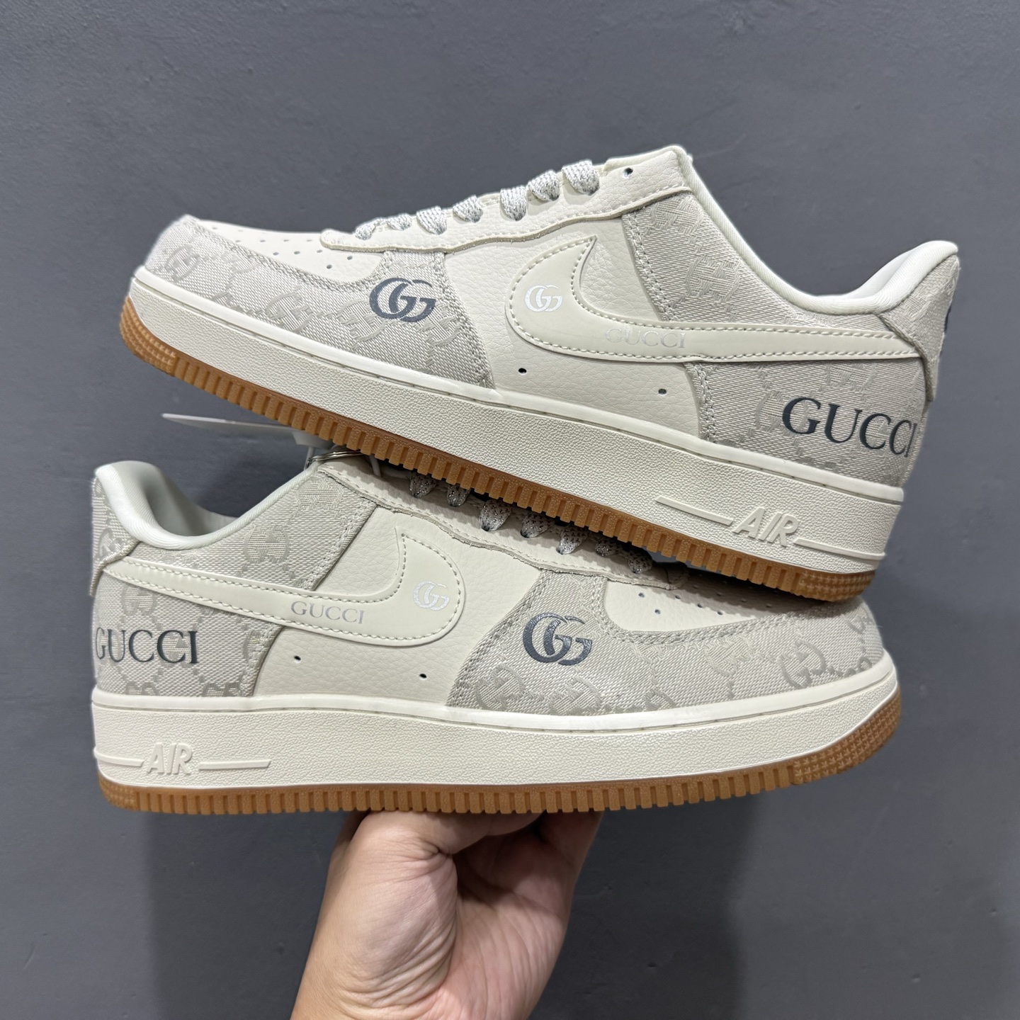 ¥260 Nike Air Force 1'07 Low 古驰联名 烟灰生胶 空军一号低帮休闲板鞋 DK0188-084-Chinese UA Cheap High Quatity Brand Clothes Bags handbags Sneakers wholesale wholesaler seller from China Factory suppliers Fashion Clothing Shoes best Quality Beautiful Price ¥260 Nike Air Force 1'07 Low 古驰联名 烟灰生胶 空军一号低帮休闲板鞋 DK0188-084