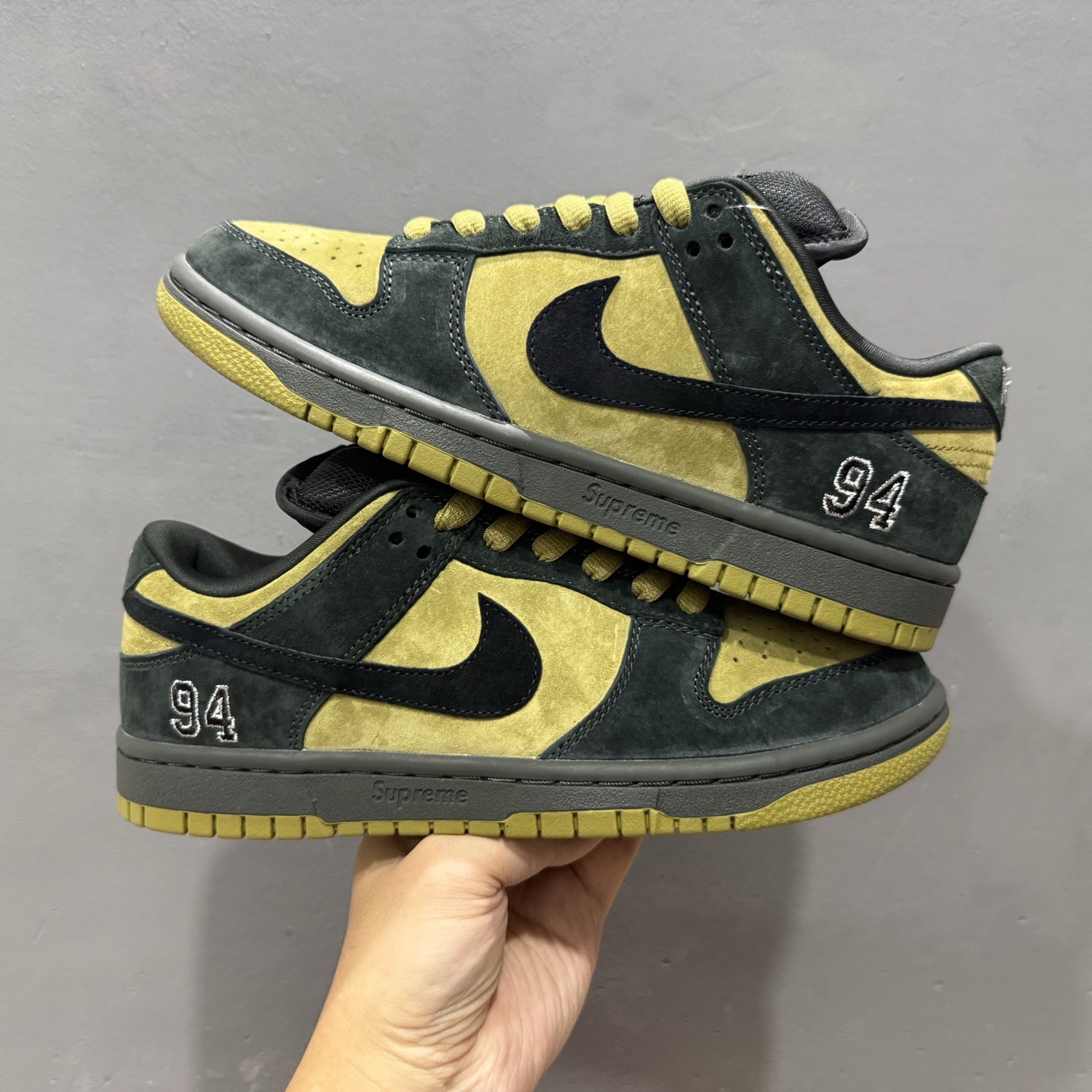 Supreme x Nike SB Dunk Low ”Ocean Fog” 限定款 黑武士 低帮休闲板鞋 HQ8487-300