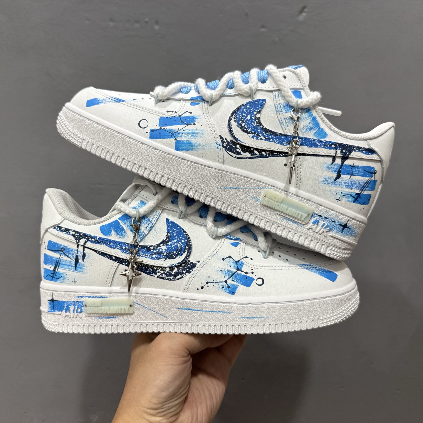 ￥260 Nike Air Force 1'07 Low ”Sagittarius” 手绘涂鸦 十二星座系列 射手座 空军一号低帮休闲板鞋 星座 11231221