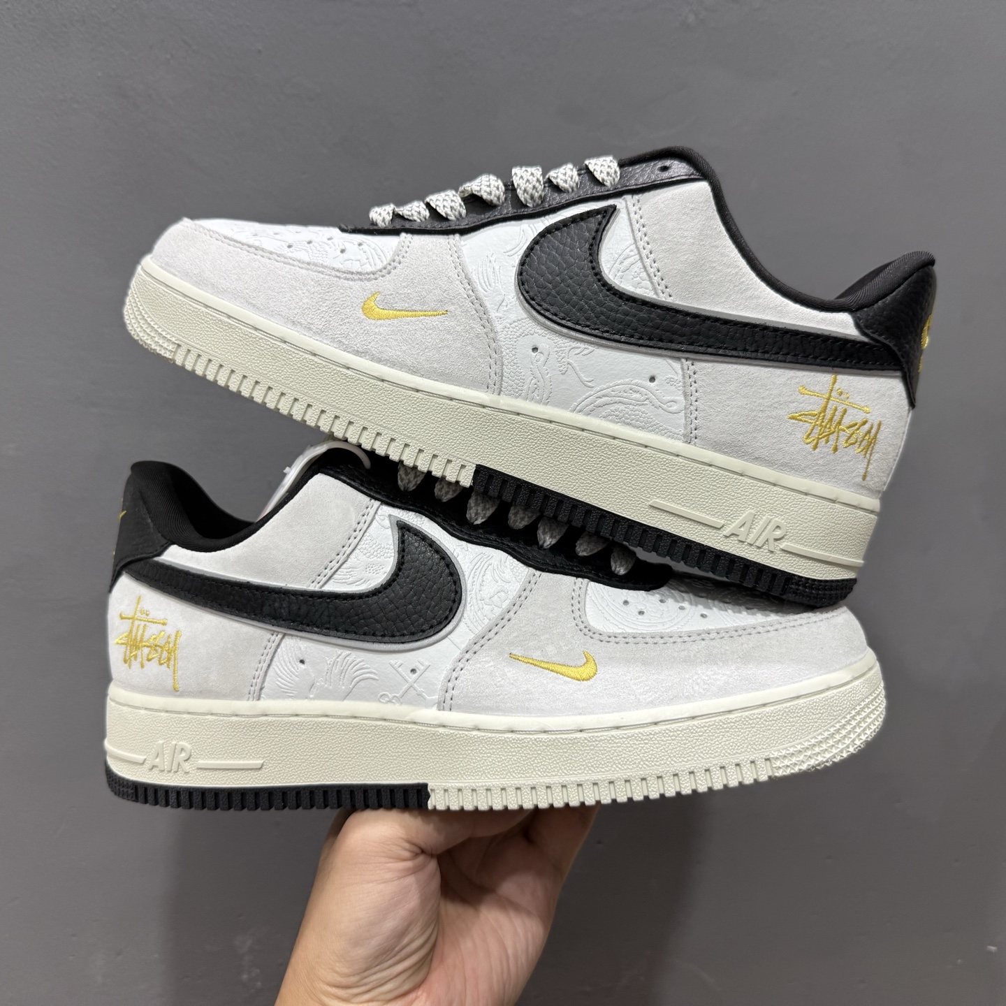 ¥260 Nike Air Force 1'07 Low 联名 白黑灰空军 空军一号低帮休闲板鞋 YF9511-805-Chinese UA Cheap High Quatity Brand Clothes Bags handbags Sneakers wholesale wholesaler seller from China Factory suppliers Fashion Clothing Shoes best Quality Beautiful Price ¥260 Nike Air Force 1'07 Low 联名 白黑灰空军 空军一号低帮休闲板鞋 YF9511-805