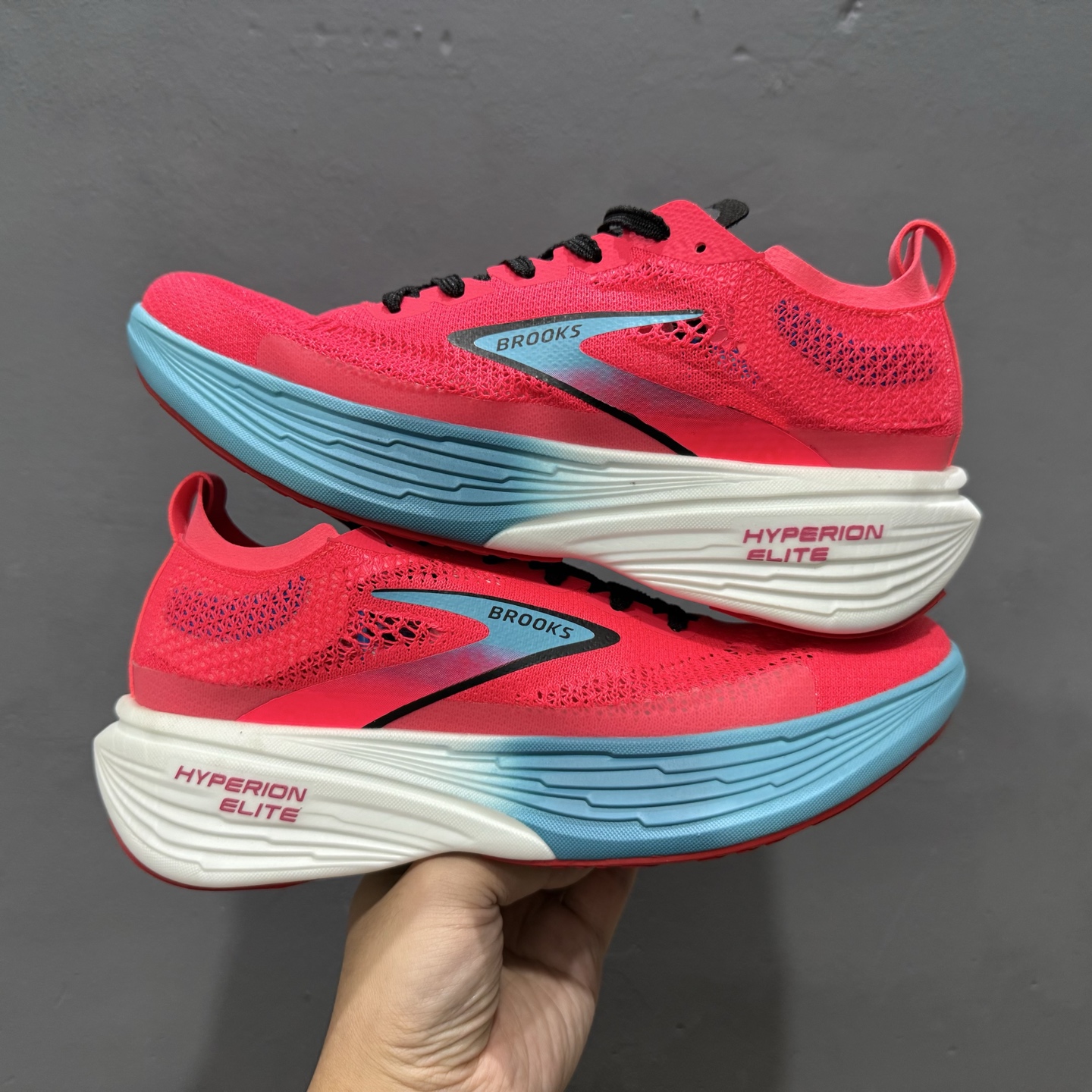 200 Brooks布鲁克斯 Hyperion Elite 4 舒适百搭防滑耐磨 低帮 越野竞速跑步鞋 100046 1D 488