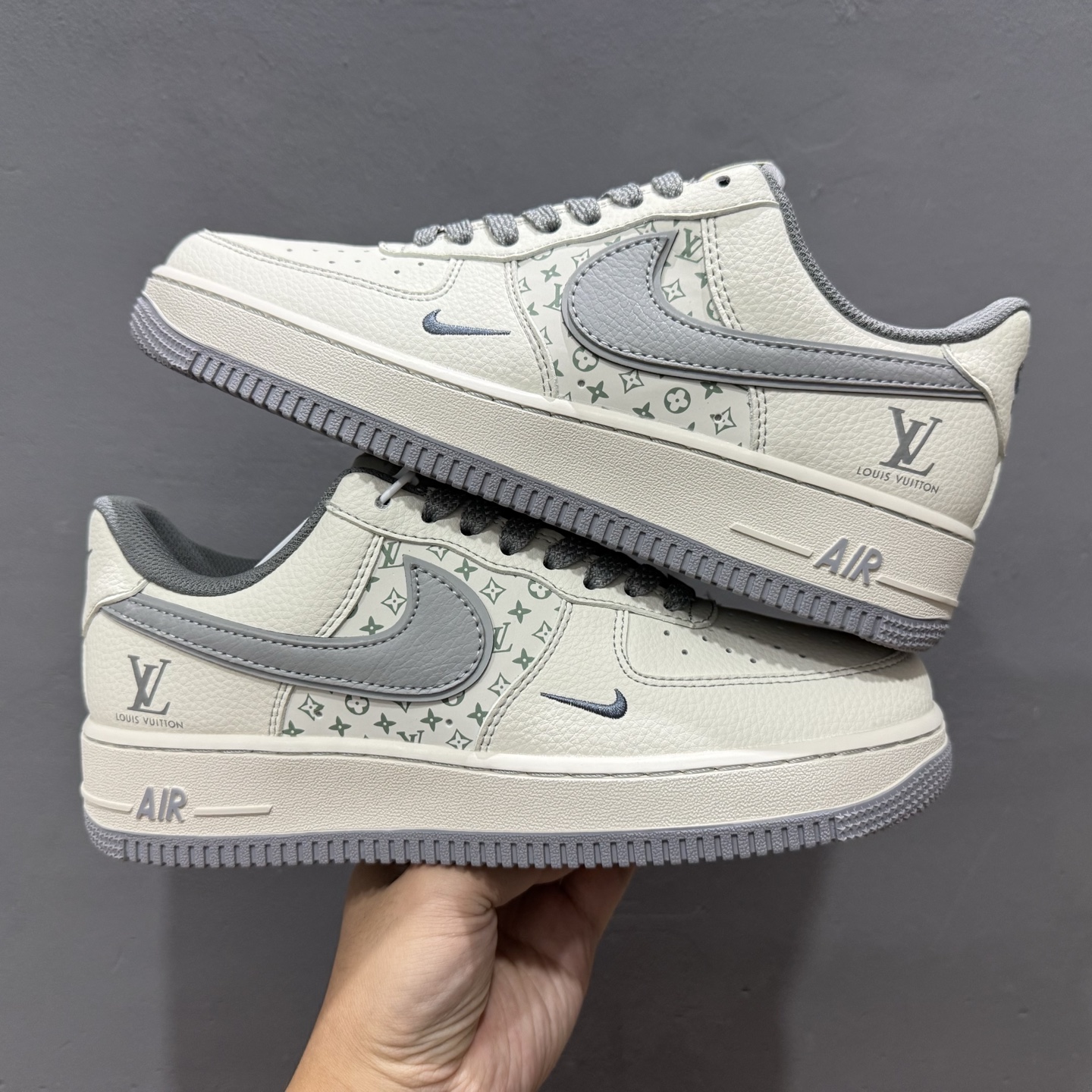 260 LV x Air Force 1 Low 印花米白灰 HH7518-079
