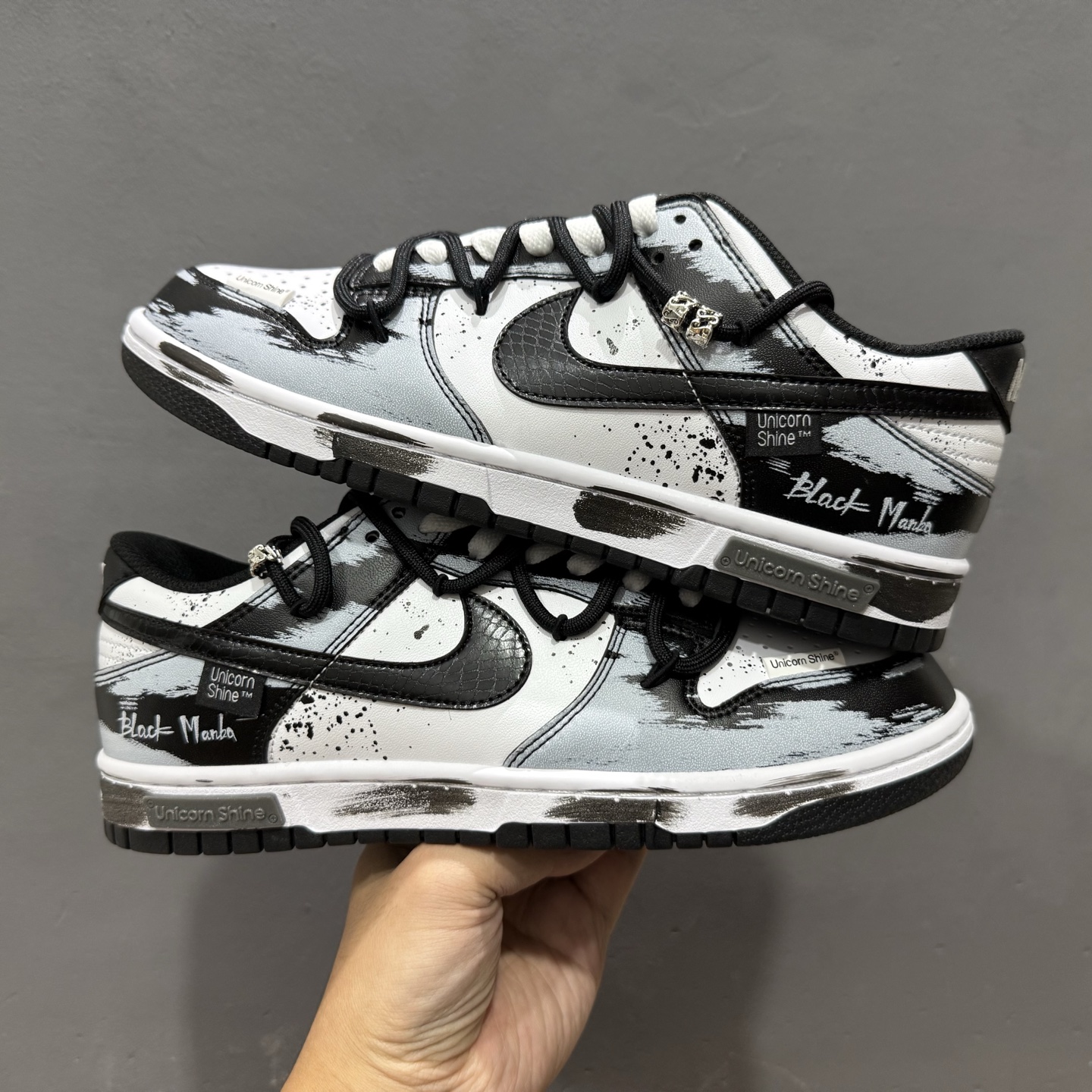 220 Nk Dunk Low 定制解构绑带系列黑灰 DD1391-100