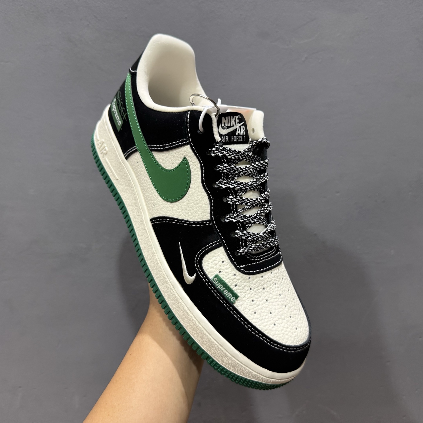 260 Gucci x Sup x Nike Air Force 1 米黑绿 KJ1688-017