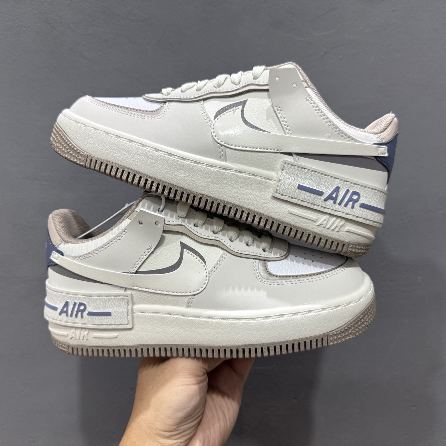 ￥200 Nike Air Force 1 Shadow 空军一号轻量增高低帮百搭板鞋 IO7594-101
