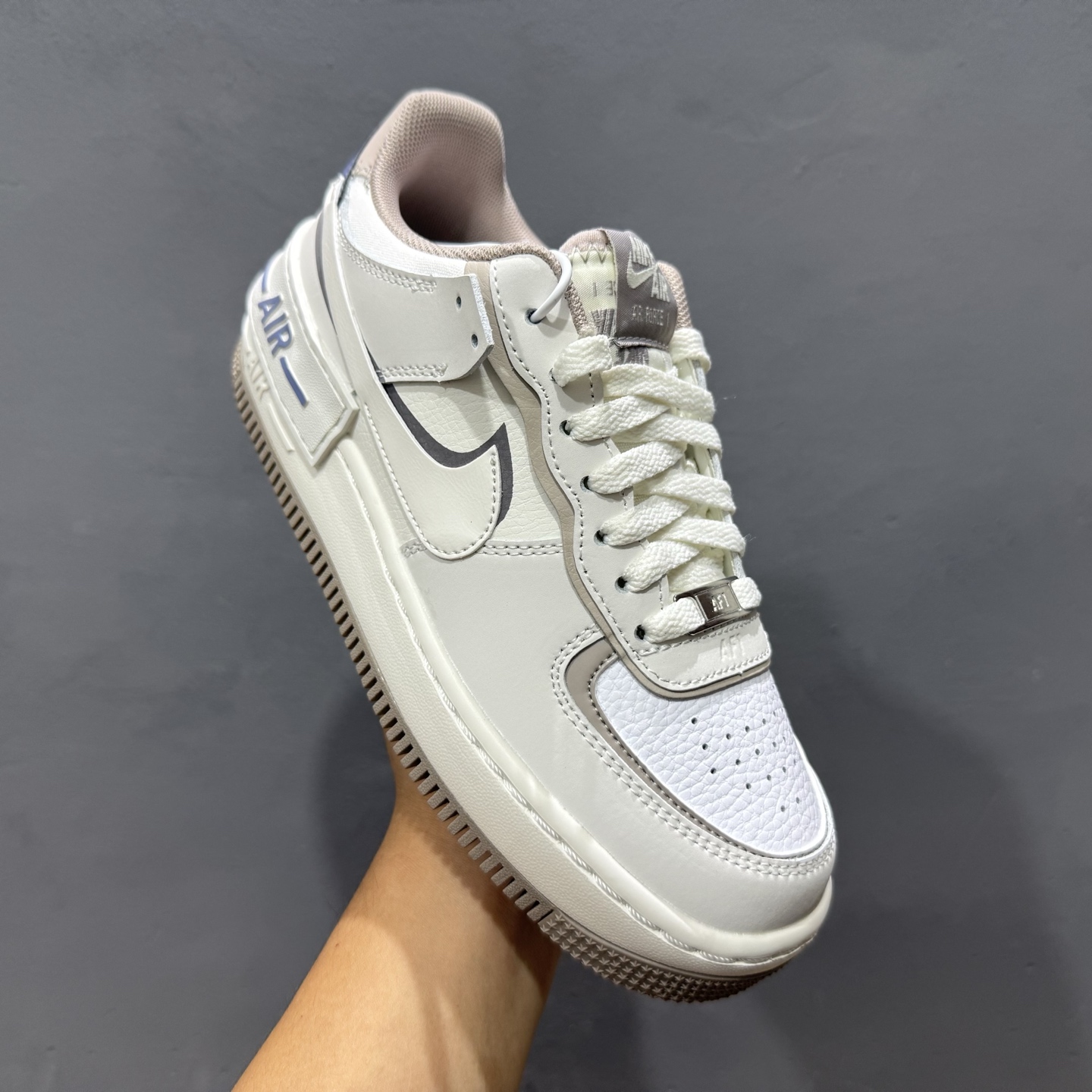 ￥200 Nike Air Force 1 Shadow 空军一号轻量增高低帮百搭板鞋 IO7594-101