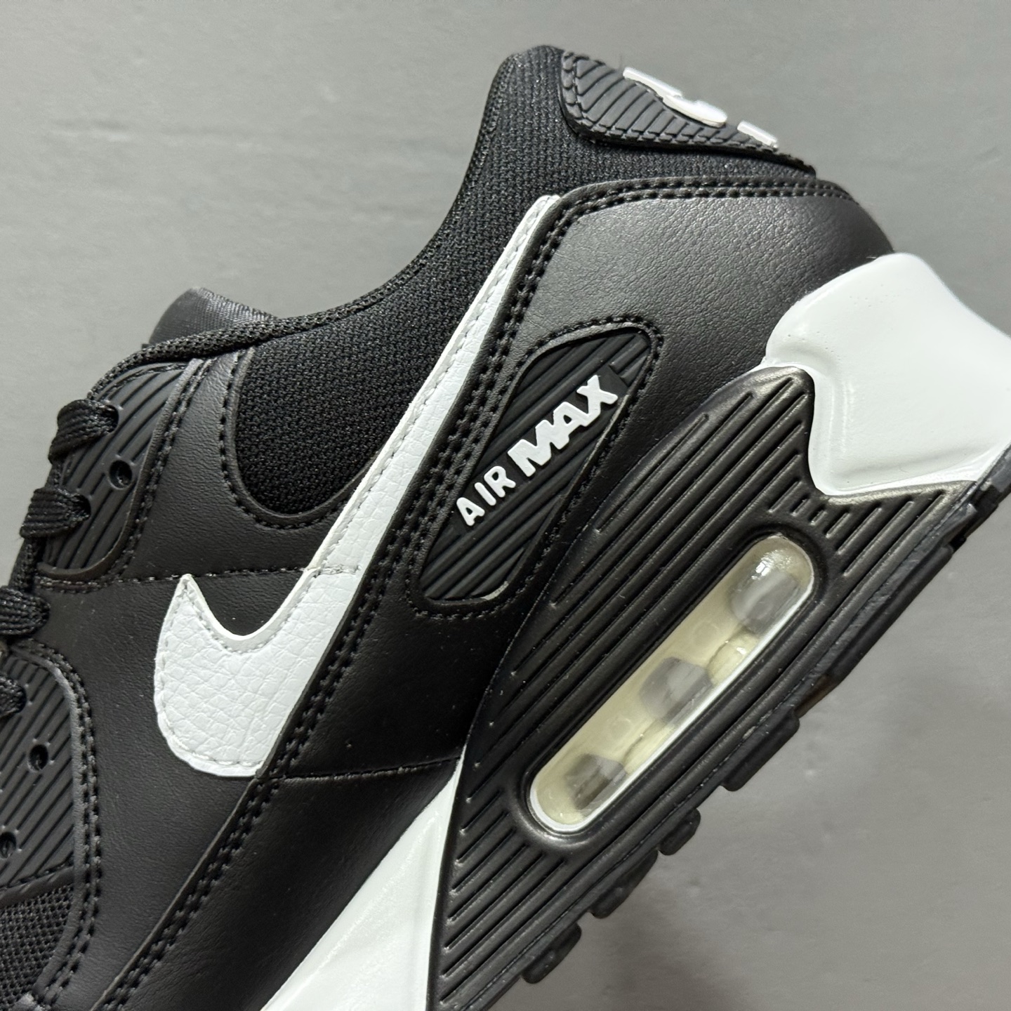 240 NK Air 90 复古气垫跑鞋DH8010-002 黑色网面