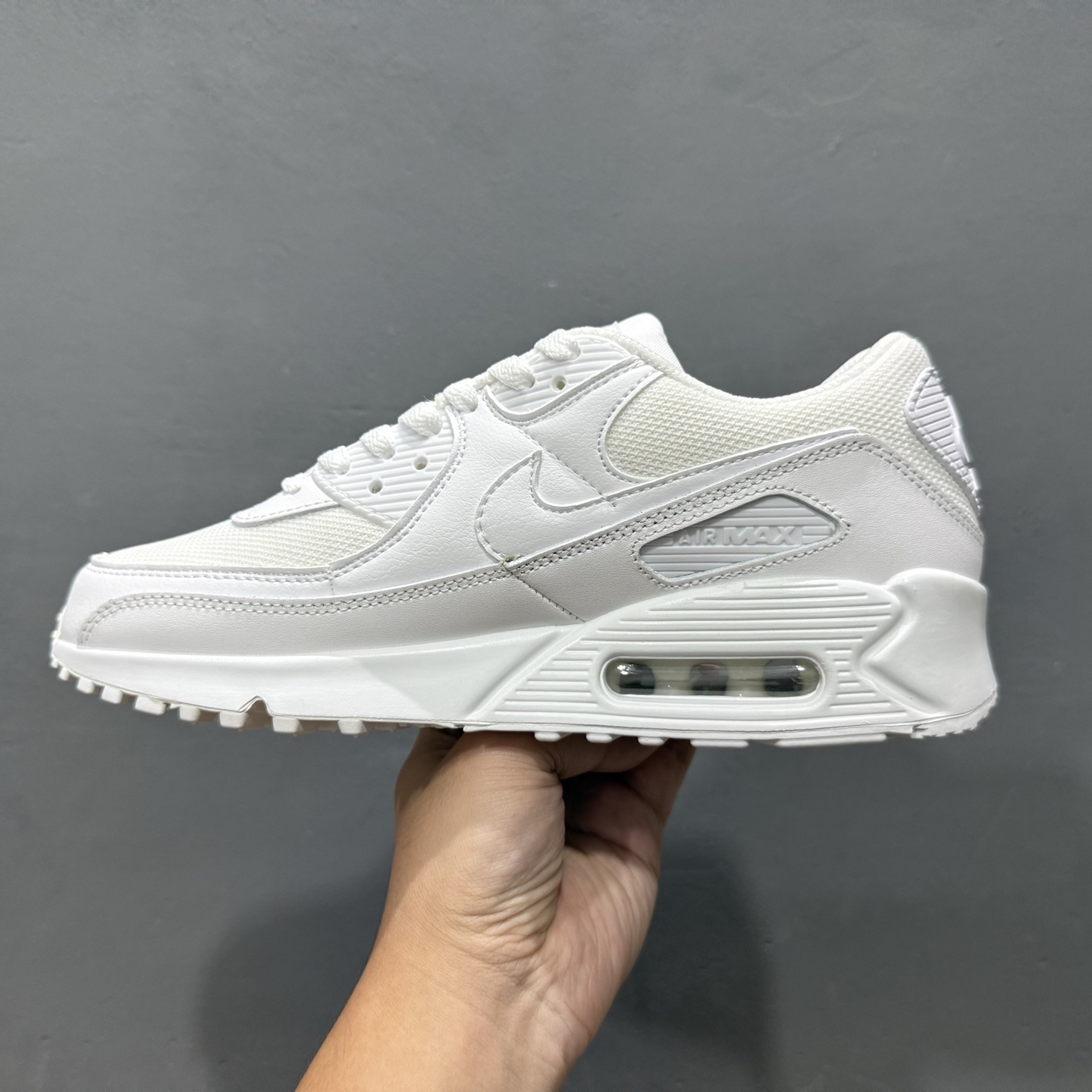 240 NK Air 90 复古气垫跑鞋 CN8490-100 白色网面