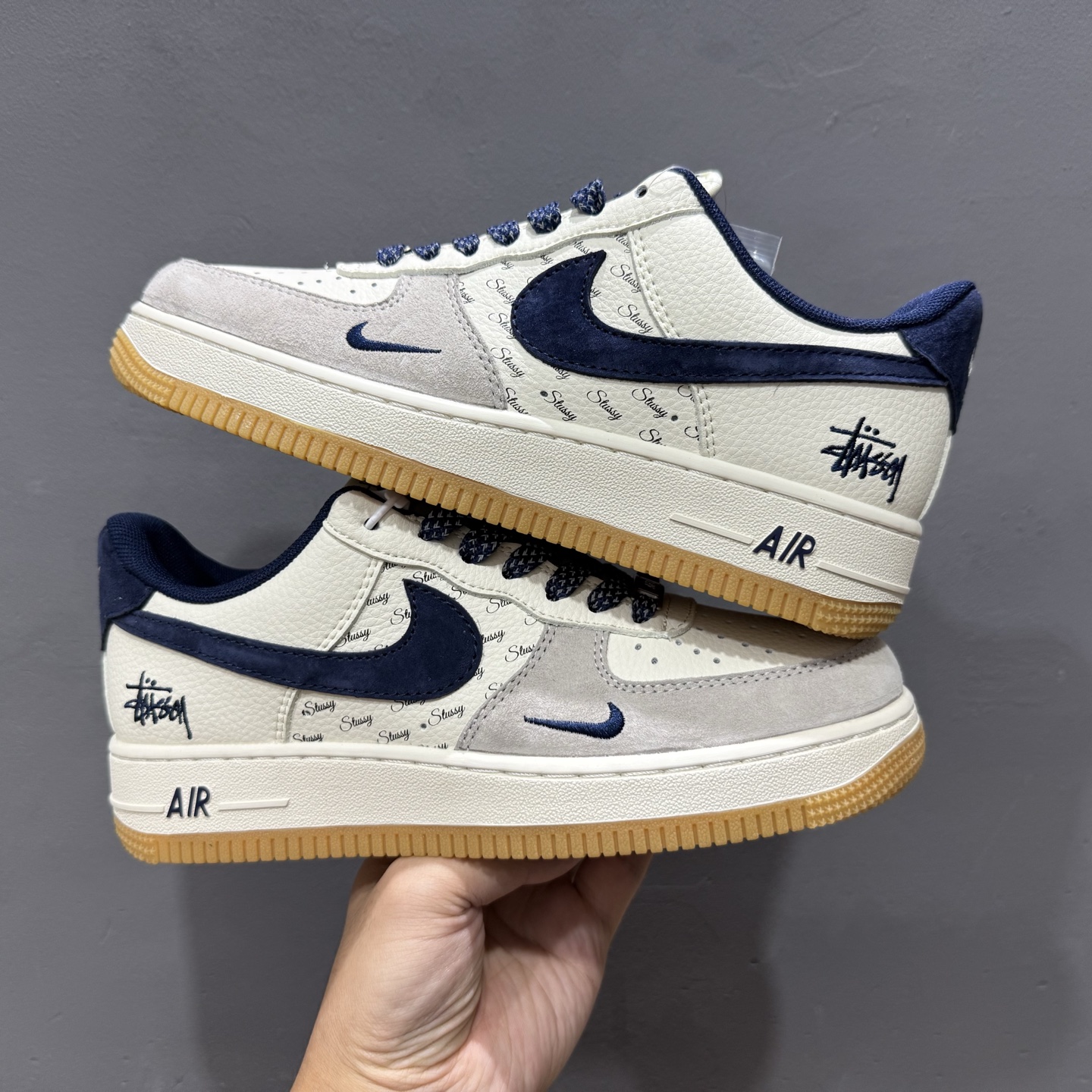 Stussy x NIke Air Force 1 米蓝生胶 JS8028-016-莆田鞋,莆田鞋货源,高仿鞋,高仿鞋货源,安福档口,莆田高仿鞋,莆田鞋批发,高仿鞋批发,莆田高仿运动鞋,高仿运动鞋,莆田运动鞋 Stussy x NIke Air Force 1 米蓝生胶 JS8028-016