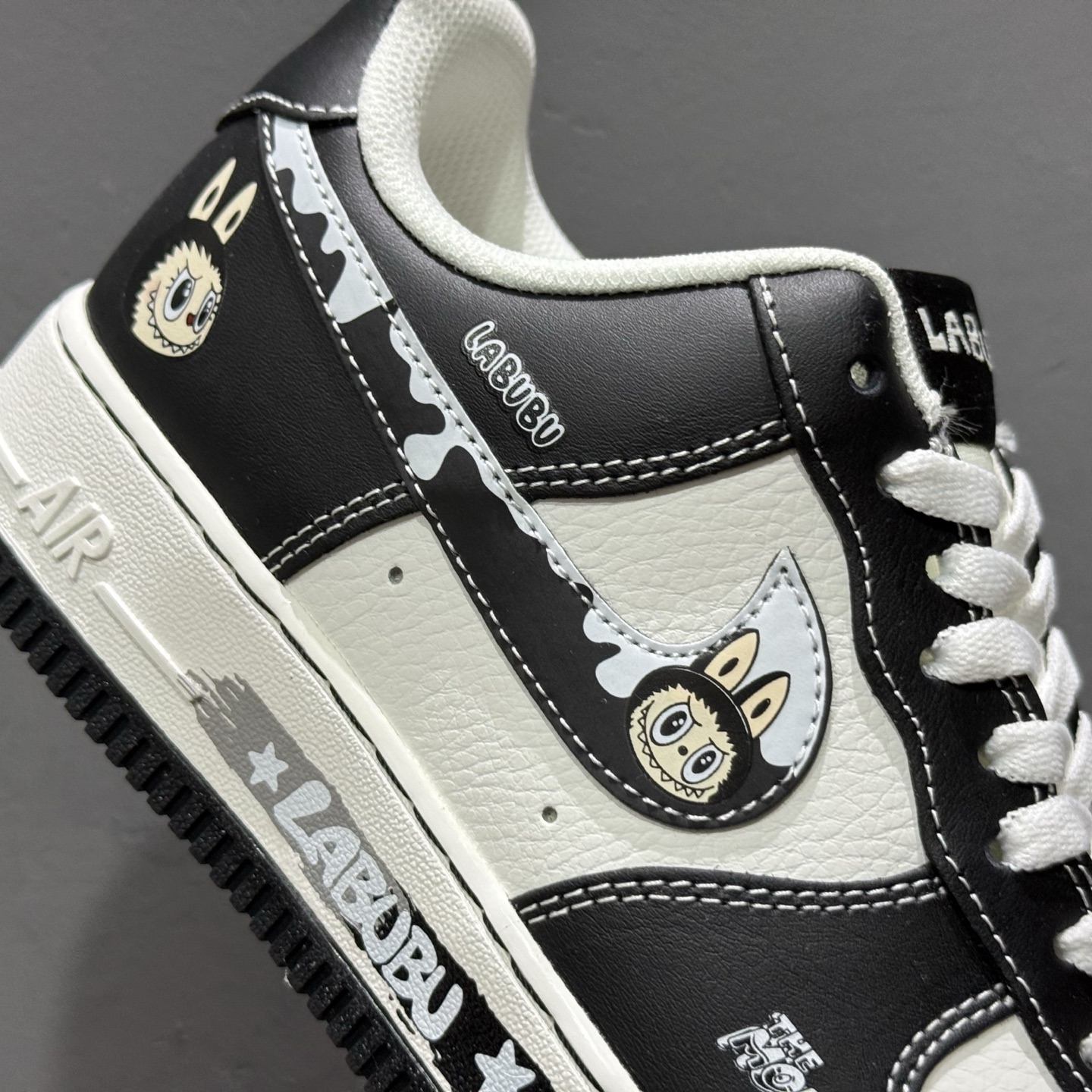 Nike Air Force 1 07 拉布布 联名 黑白 KJ5188-001