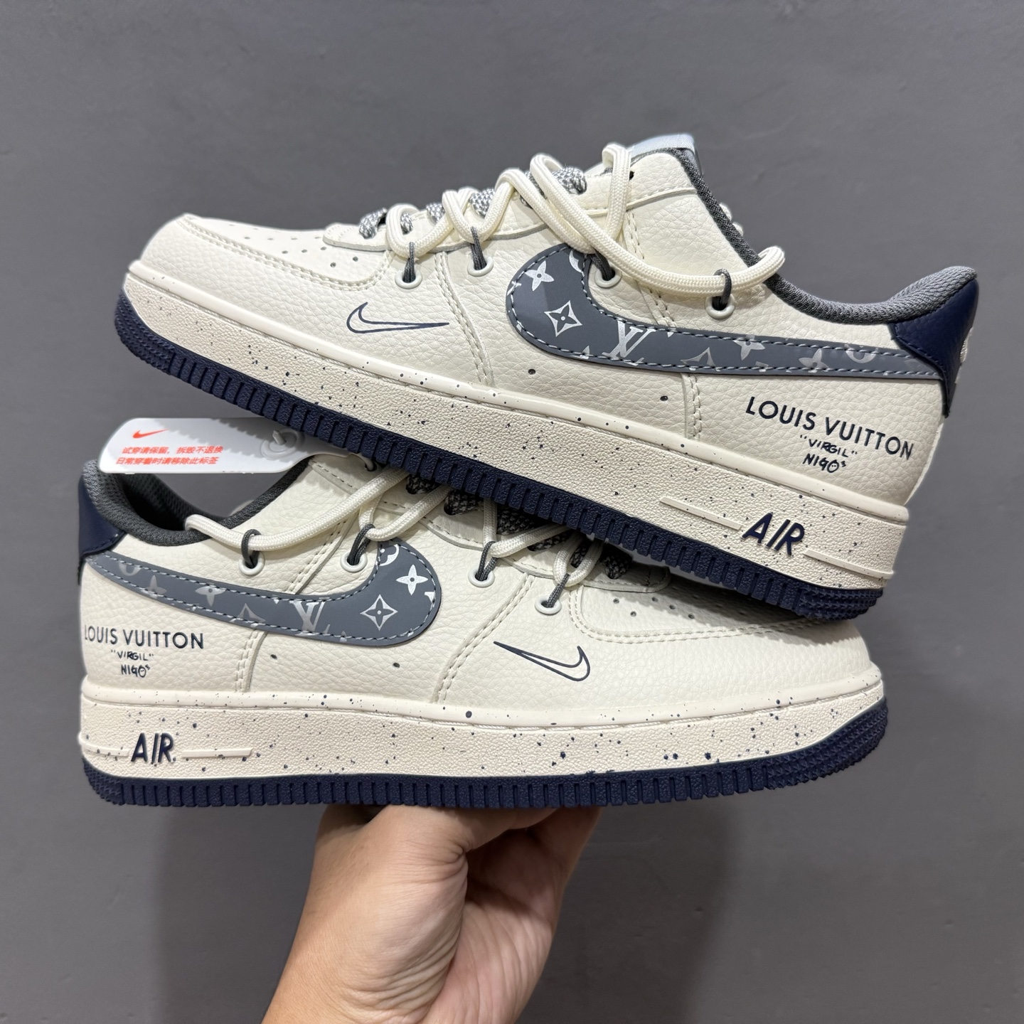 独家实拍Nike Air Force 1‘07 Low LV联名 花勾抽绳 空军一号低帮休闲板鞋 DM6868-066-莆田鞋,莆田鞋货源,高仿鞋,高仿鞋货源,安福档口,莆田高仿鞋,莆田鞋批发,高仿鞋批发,莆田高仿运动鞋,高仿运动鞋,莆田运动鞋 独家实拍Nike Air Force 1‘07 Low LV联名 花勾抽绳 空军一号低帮休闲板鞋 DM6868-066