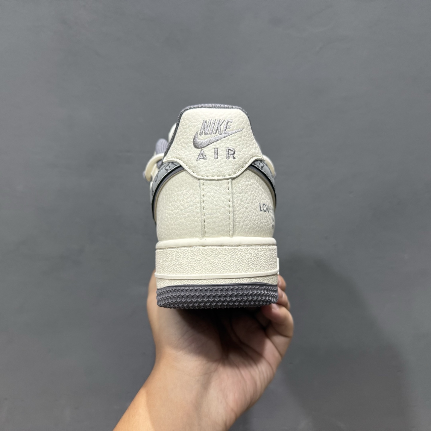 独家实拍Nike Air Force 1‘07 Low LV联名 灰勾抽绳 空军一号低帮休闲板鞋 DM6868-067