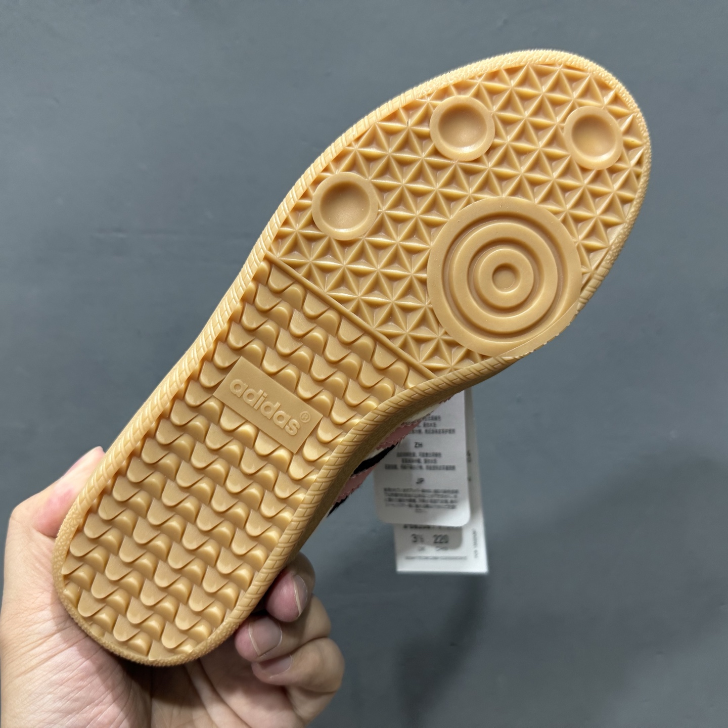 adidas originals SAMBA 白棕色 KK2239