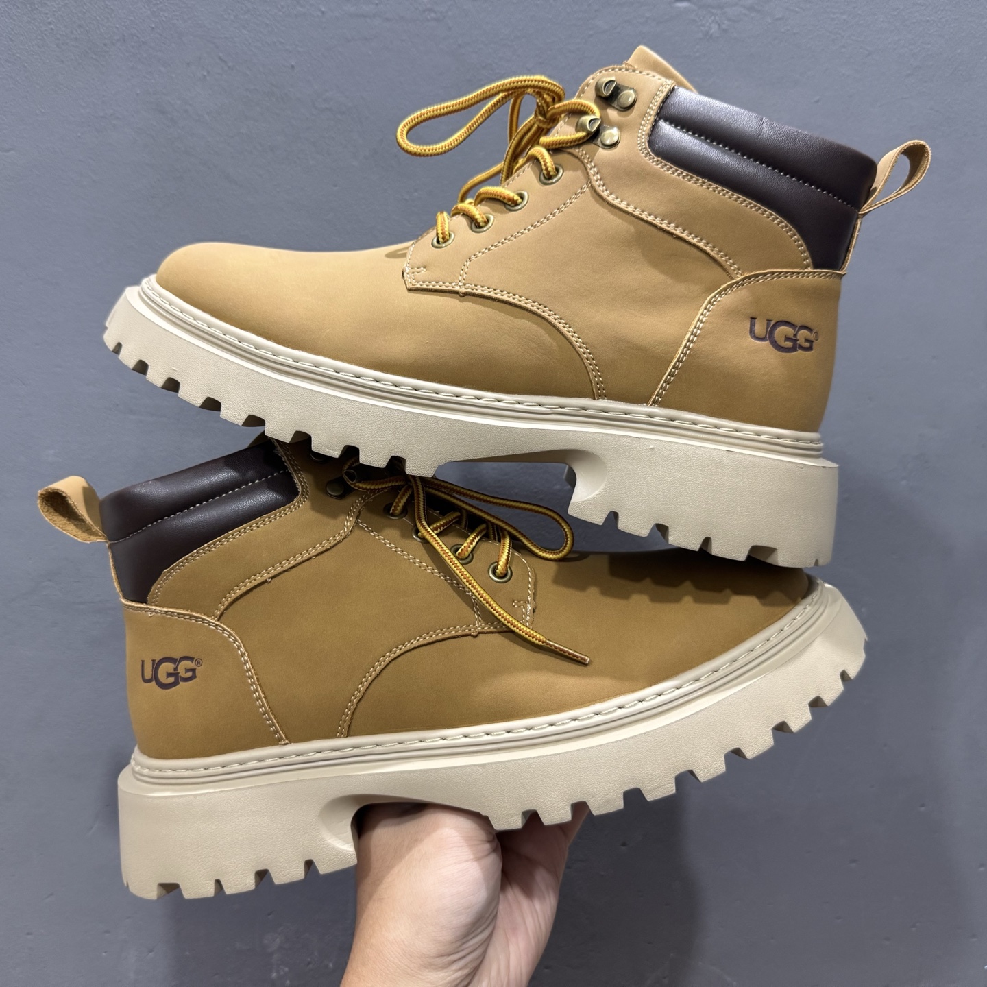 UGG M Tasman Weather Hybrid 塔斯曼混合系列中帮厚底轻量休闲马丁靴