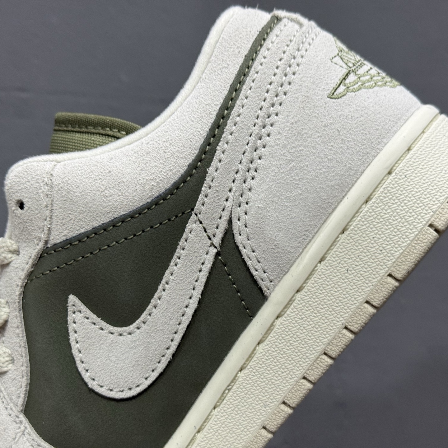 Air Jordan 1 Low AJ1 乔1米绿色 低帮文化休闲板鞋 HV4089-201