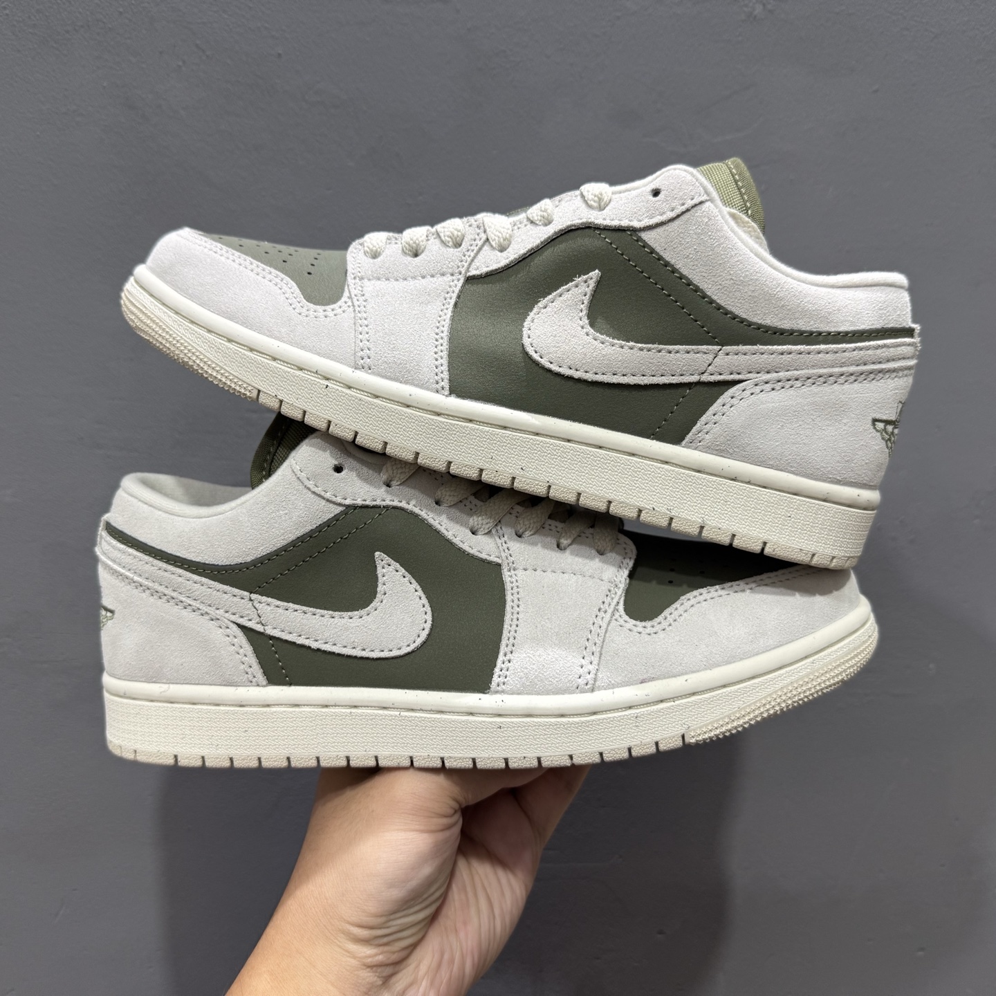 Air Jordan 1 Low AJ1 乔1米绿色 低帮文化休闲板鞋 HV4089-201