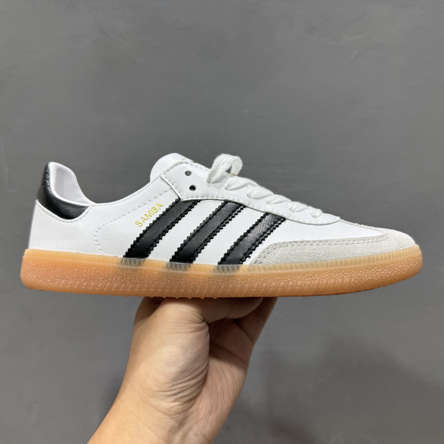 Adidas Originals SAMBA DECON 桑巴舞系列阿迪达斯 三叶草 绅士德训足球风百搭低帮休闲运动板鞋 IF0642