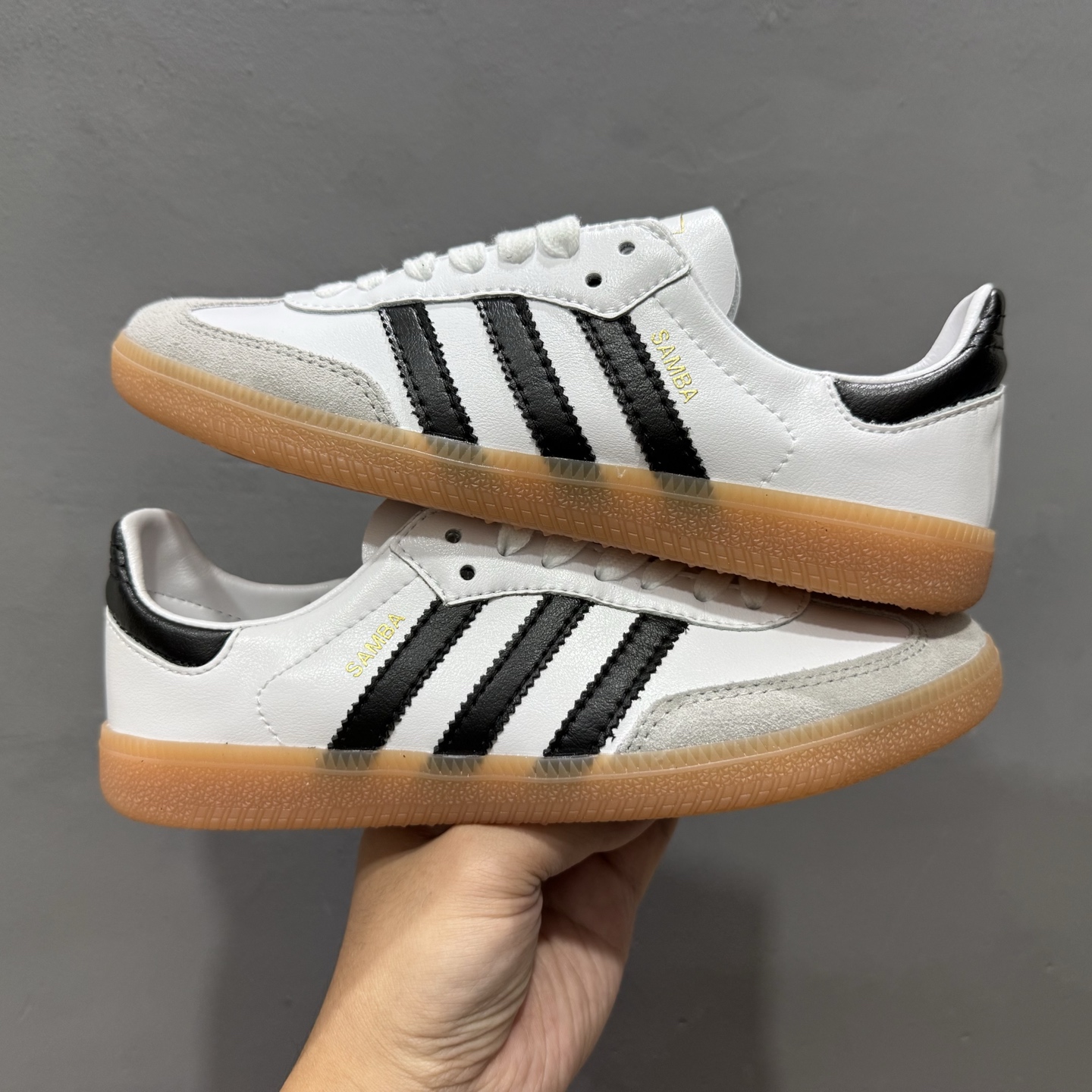 Adidas Originals SAMBA DECON 桑巴舞系列阿迪达斯 三叶草 绅士德训足球风百搭低帮休闲运动板鞋 IF0642
