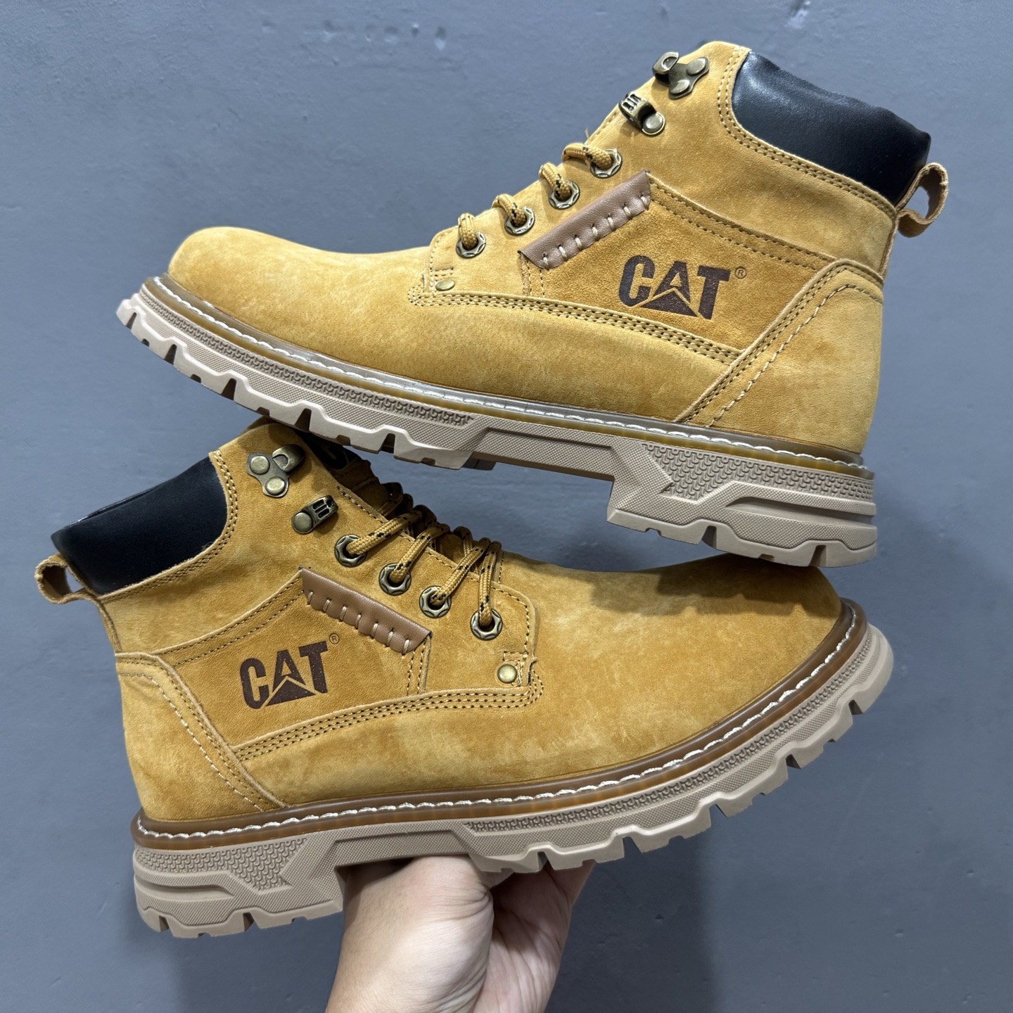 新货#CAT卡特 户外工装休闲马丁靴大黄靴系列