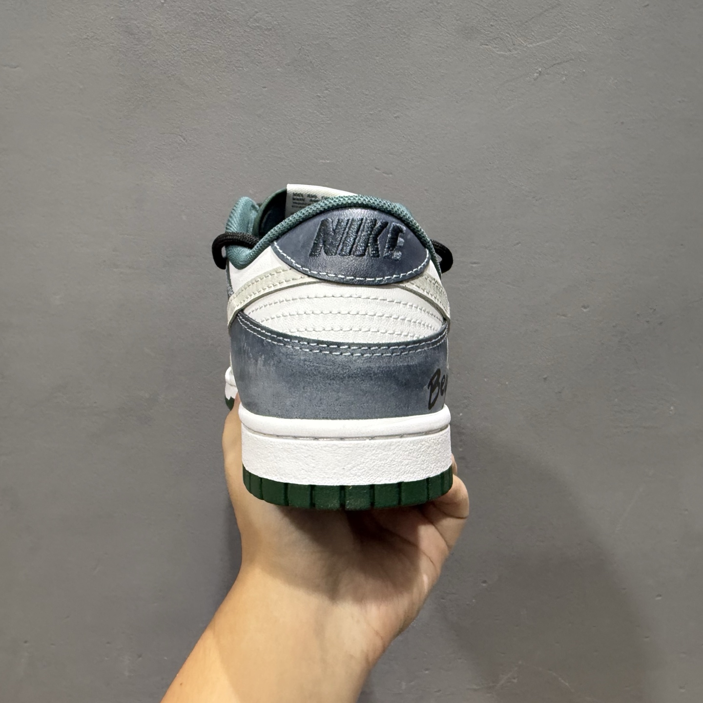 280 Nike Dunk Low Retro 绑带联名款 氧化车间 墨绿色 耐克 低帮休闲运动板鞋 DV0833-111