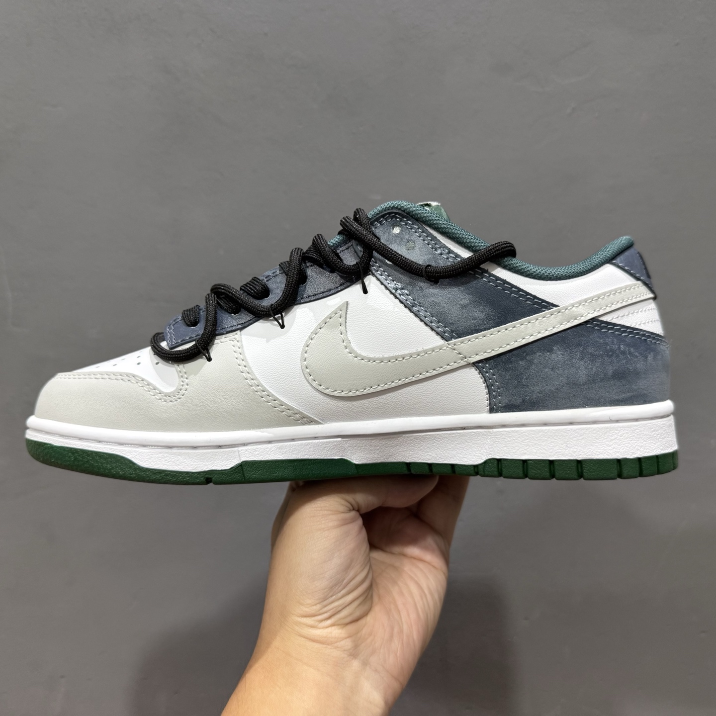 280 Nike Dunk Low Retro 绑带联名款 氧化车间 墨绿色 耐克 低帮休闲运动板鞋 DV0833-111