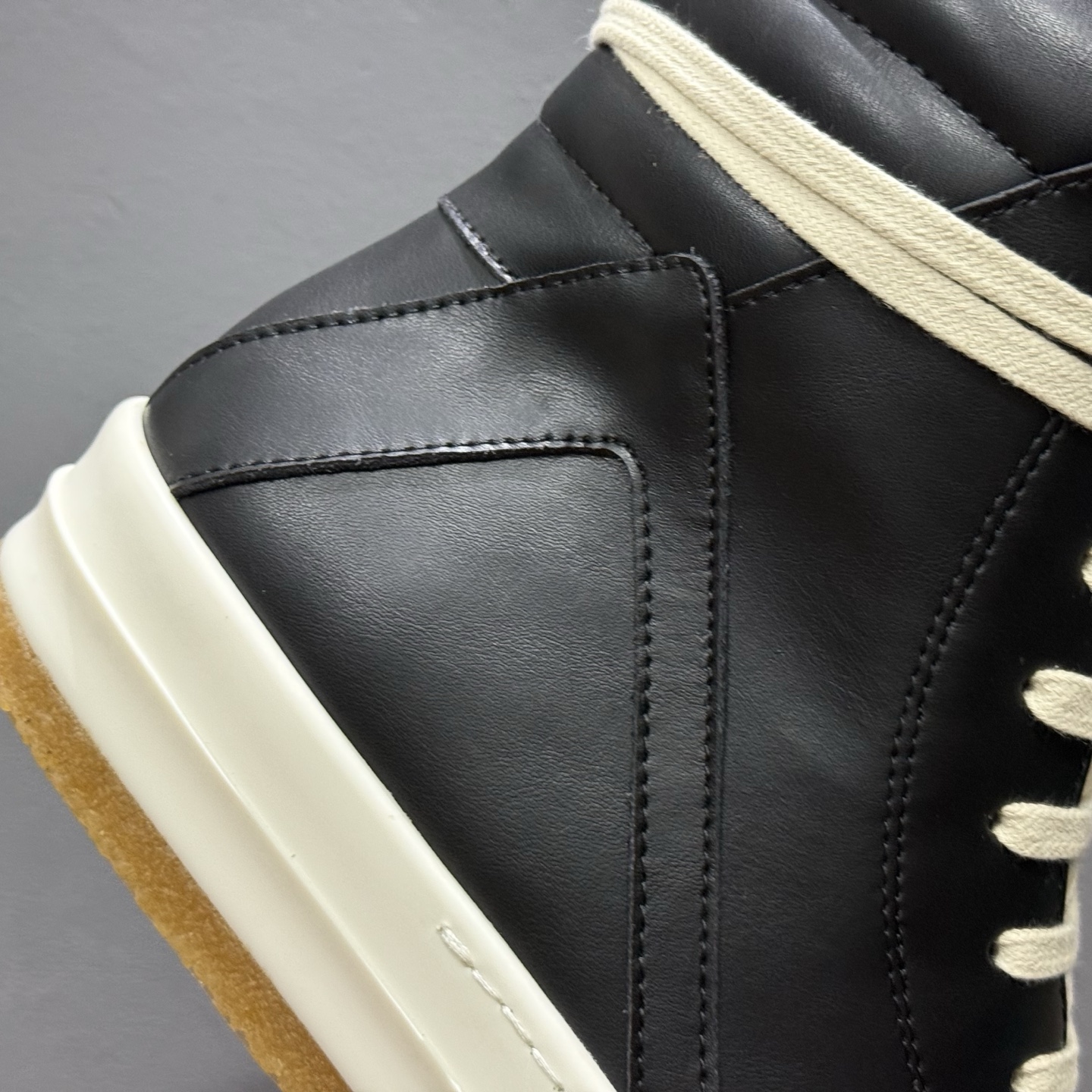 600 纯原 原装级别 Rick Owens 瑞克 欧文斯 包头厚底款 高帮休闲鞋