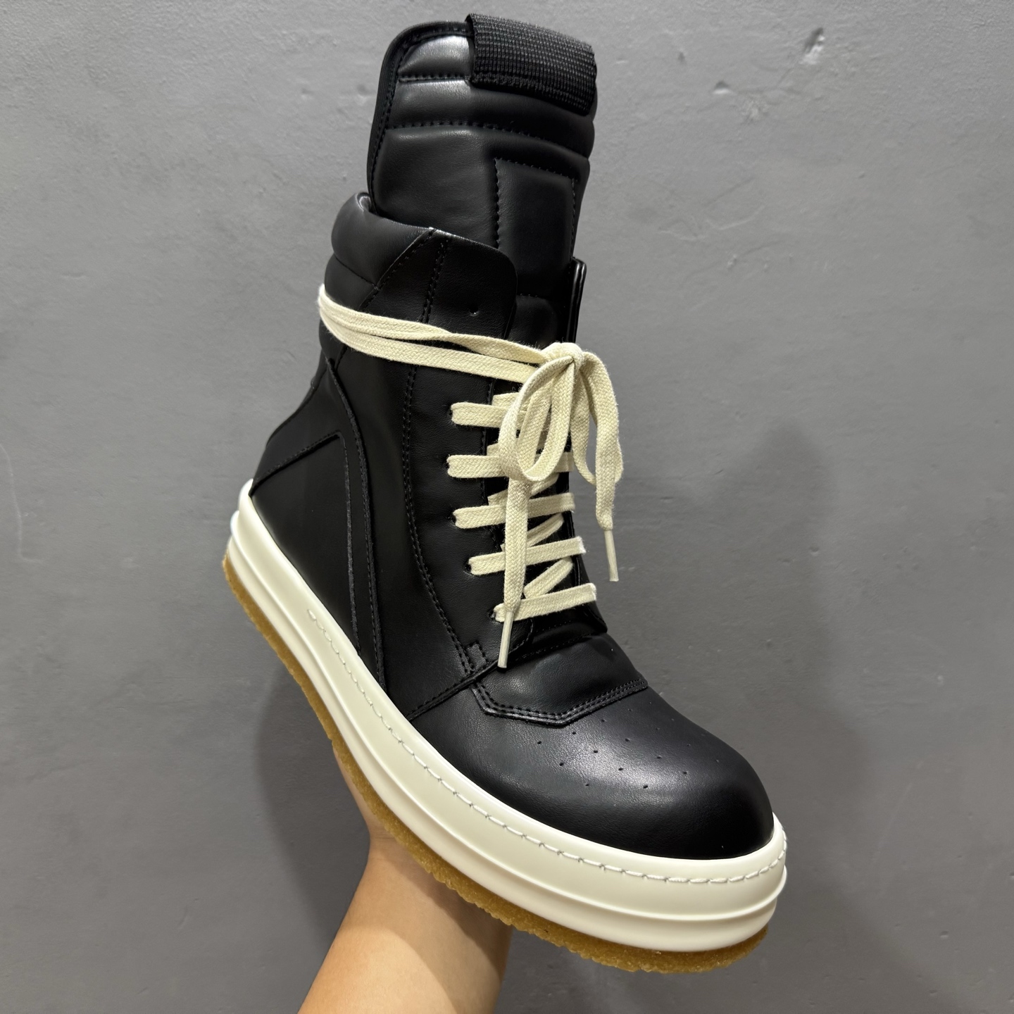 600 纯原 原装级别 Rick Owens 瑞克 欧文斯 包头厚底款 高帮休闲鞋