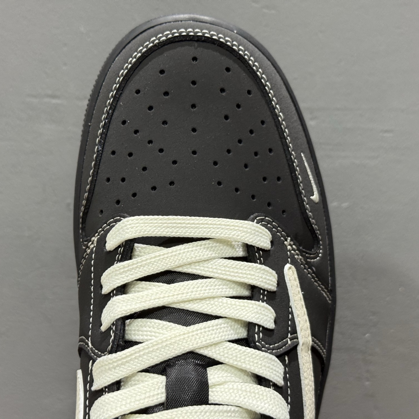 ￥280 Travis Scott x Fragment Design x Air Jordan 1 Low SP AJ1 乔1联名黑白 低帮文化休闲板鞋 AC1808-191